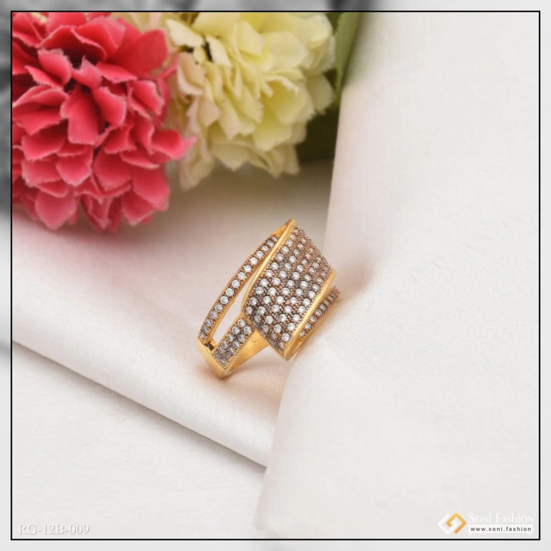 1 Gram Gold Forming Charming Design Premium-Grade Quality Ring for Men - Style B009 - Image 4