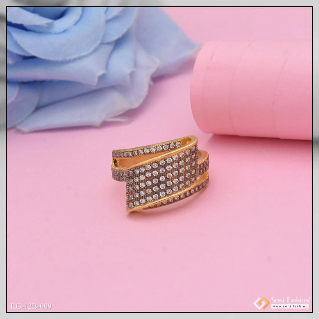 1 Gram Gold Forming Charming Design Premium-Grade Quality Ring for Men - Style B009 - Image 6