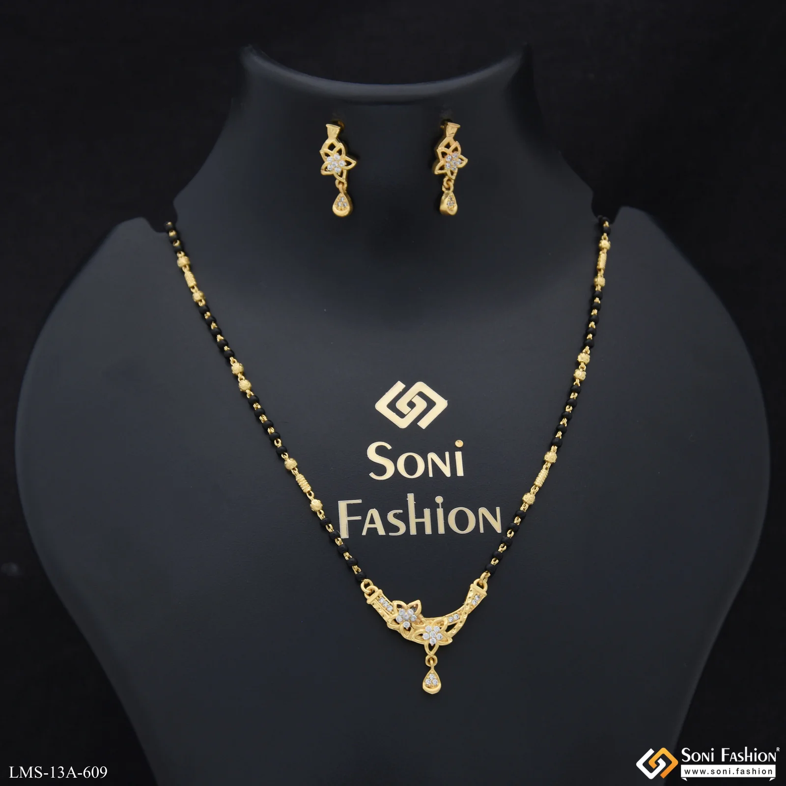 Amazing Design Gold Plated Mangalsutra Set for Women - Style A609