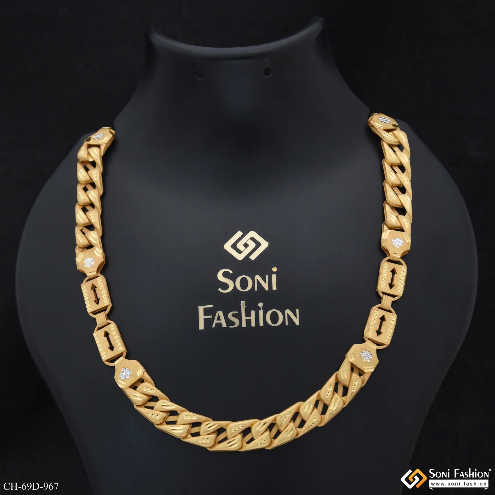 1 Gram Gold Plated Awesome Design Pokal Nawabi for Men - Style D967