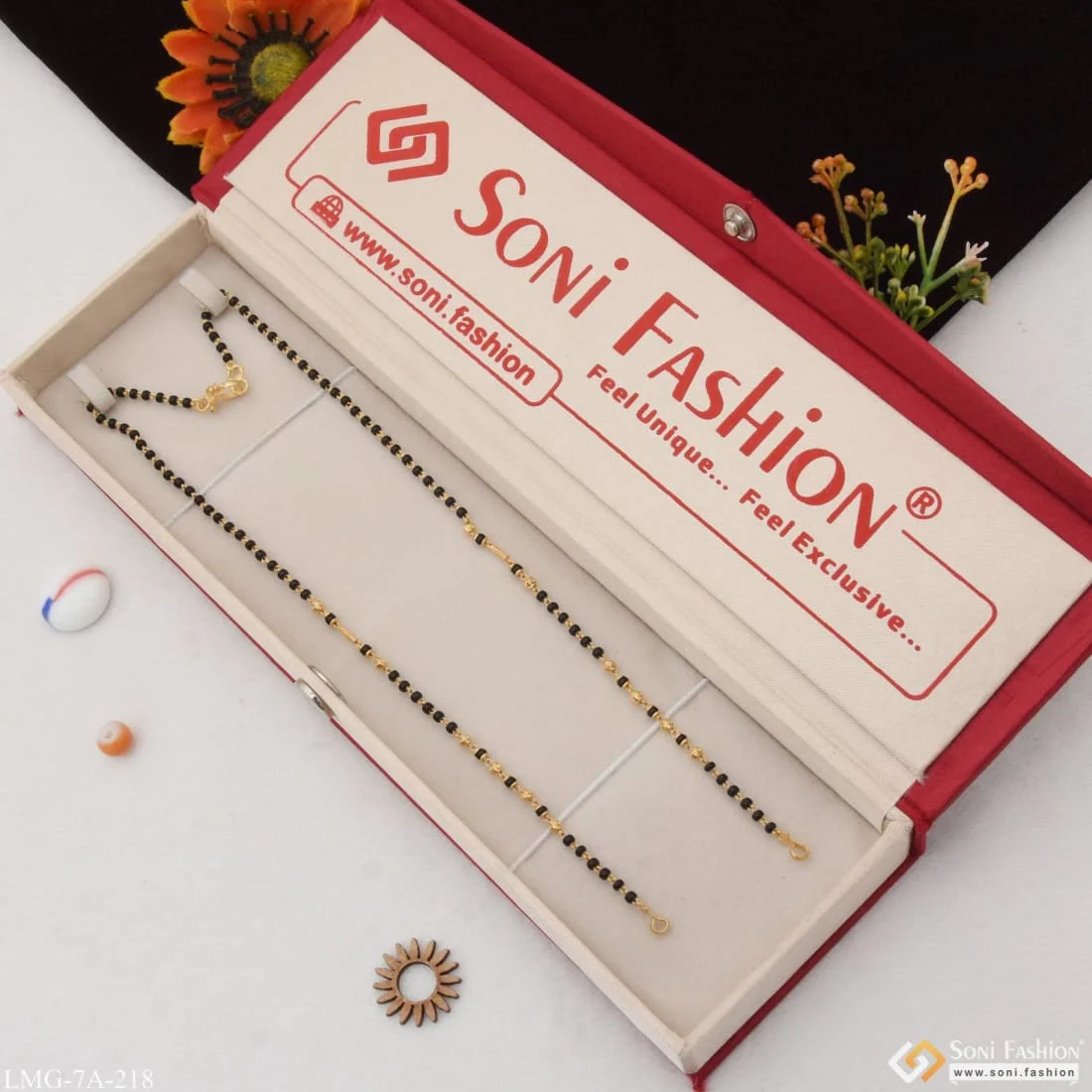 1 Gram Gold Plated Eye-Catching Design Mangalsutra Dori for Ladies - Style A218 - Image 3