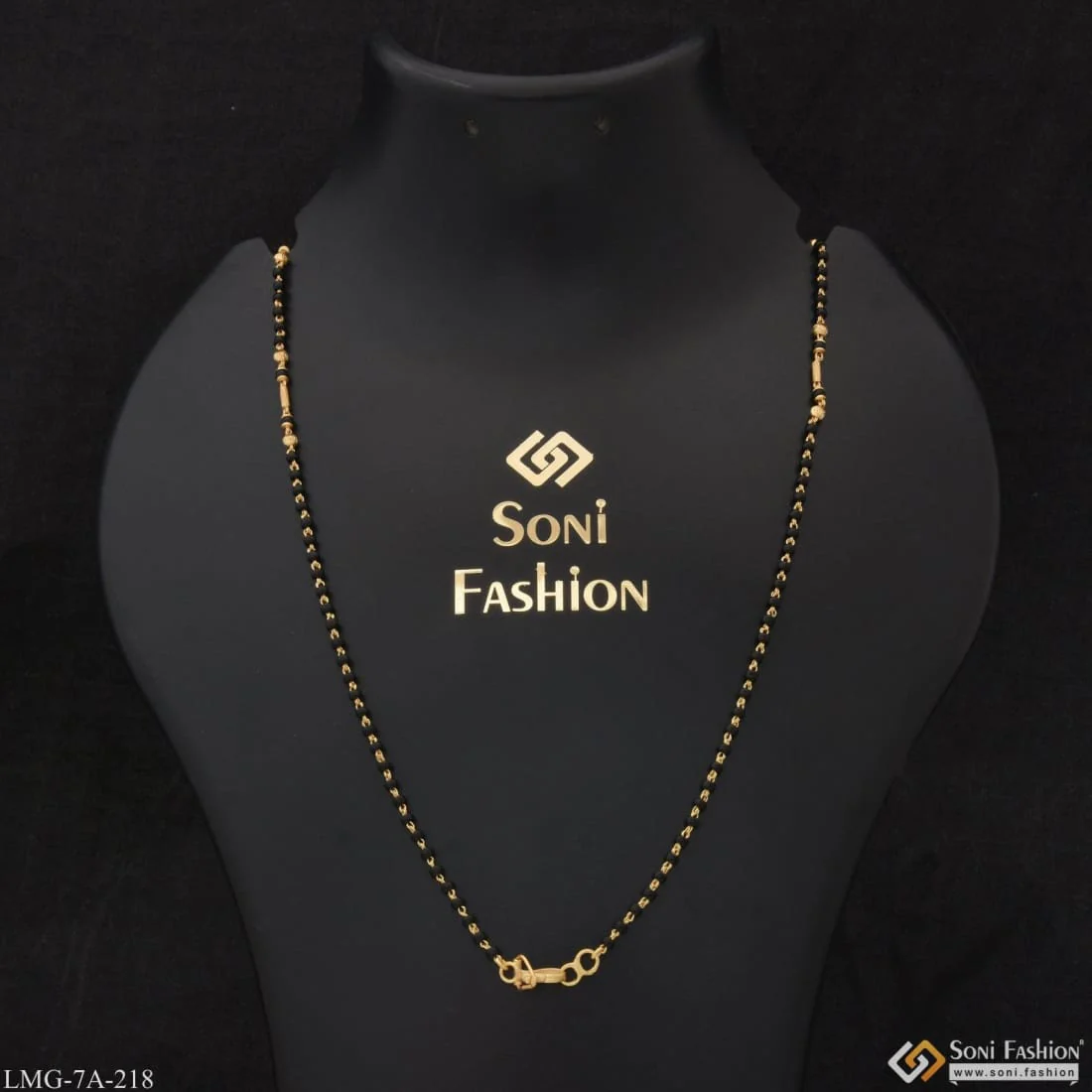 1 Gram Gold Plated Eye-Catching Design Mangalsutra Dori for Ladies - Style A218 - Image 6
