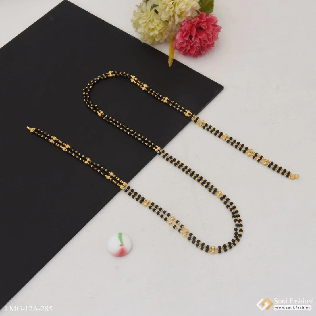 1 Gram Gold Plated Eye-Catching Design Mangalsutra Dori for Women - Style A285 - Image 6