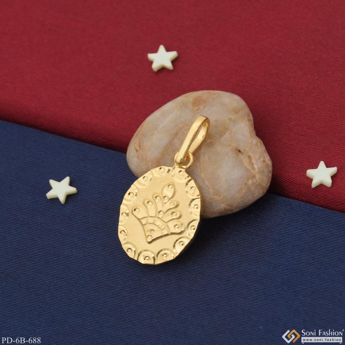 1 Gram Gold Plated Cute Pendant for Children | Kids | Little Baby - Style B688 - Image 3