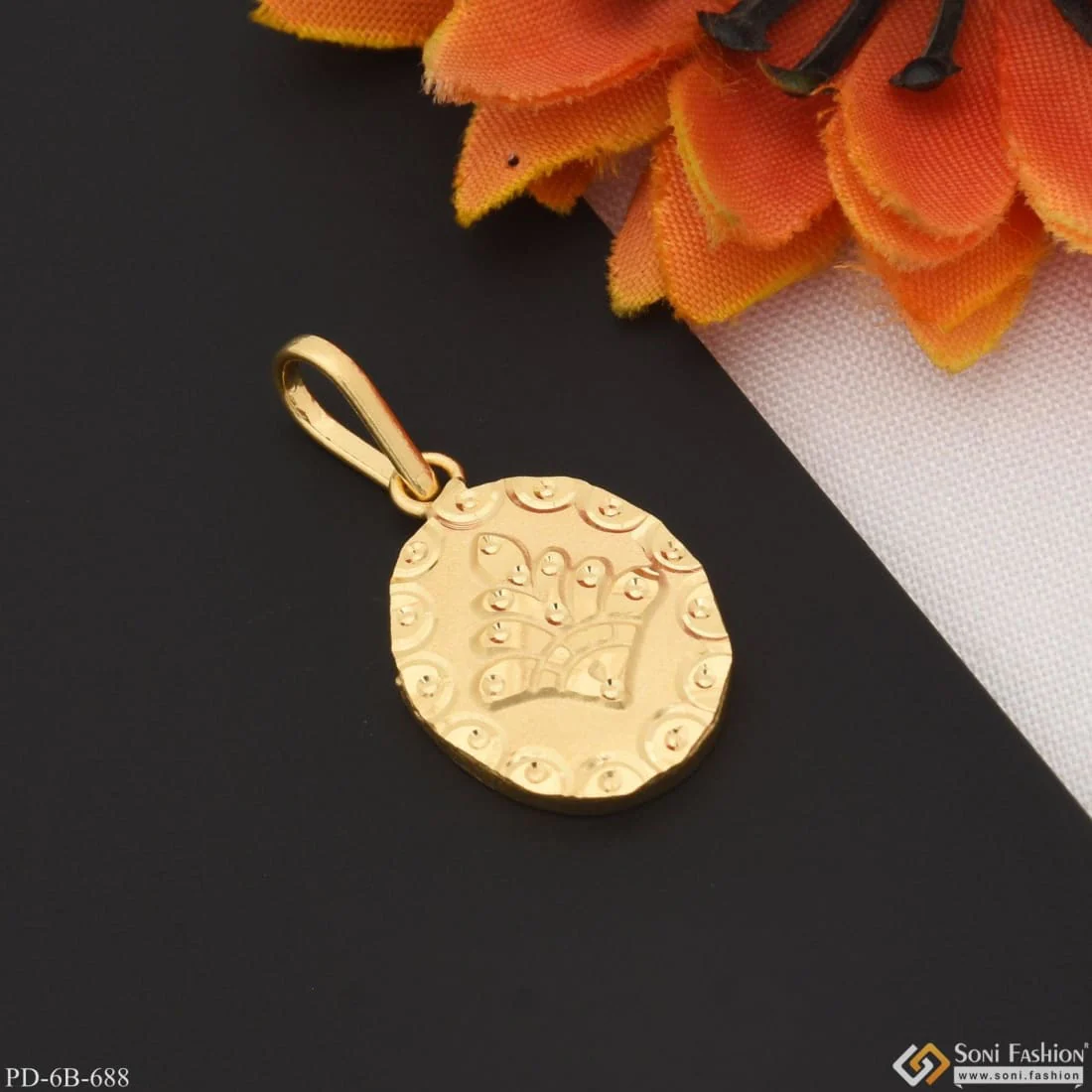 1 Gram Gold Plated Cute Pendant for Children | Kids | Little Baby - Style B688 - Image 7