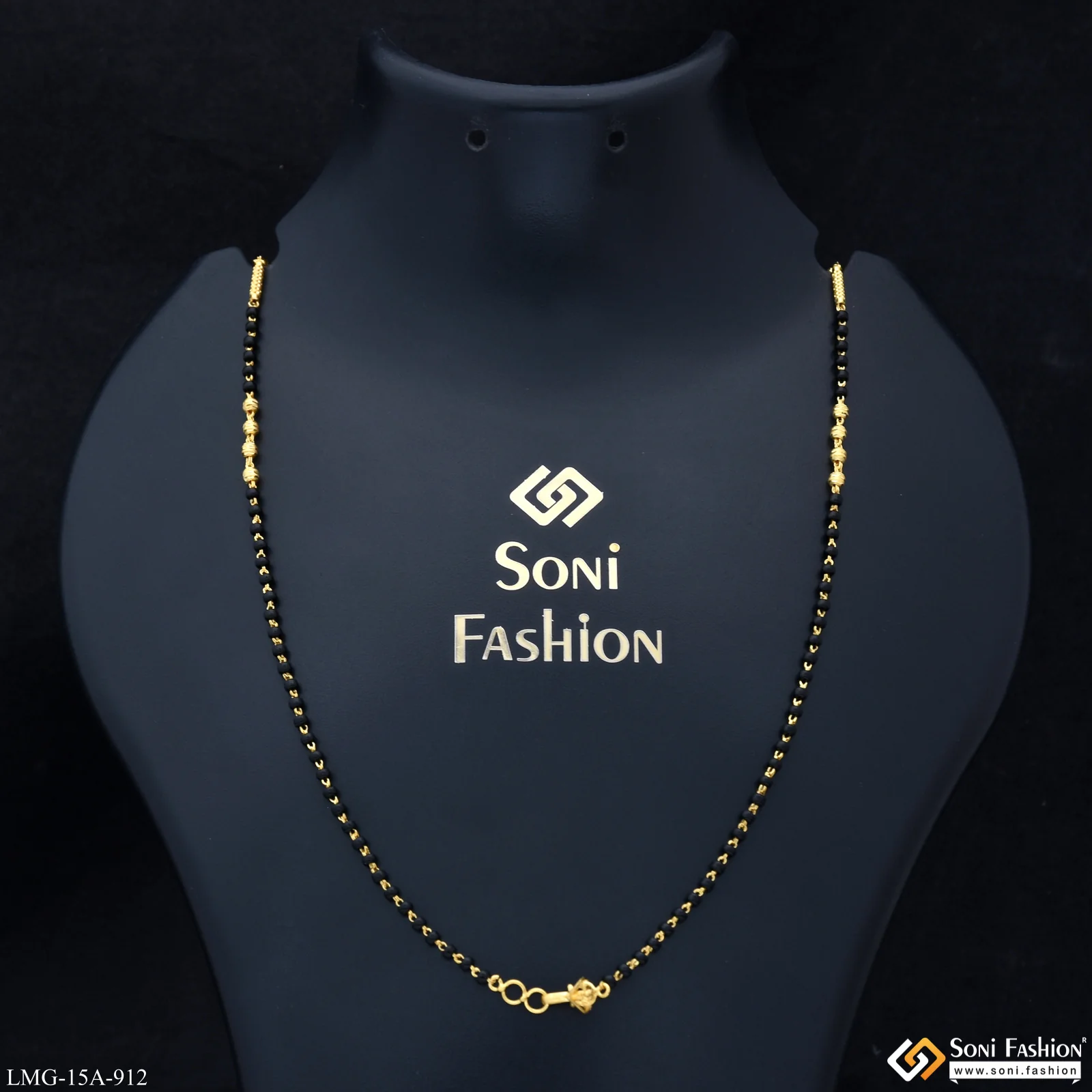 1 Gram Gold Plated Designer Mangalsutra Dori for Women - Style A912