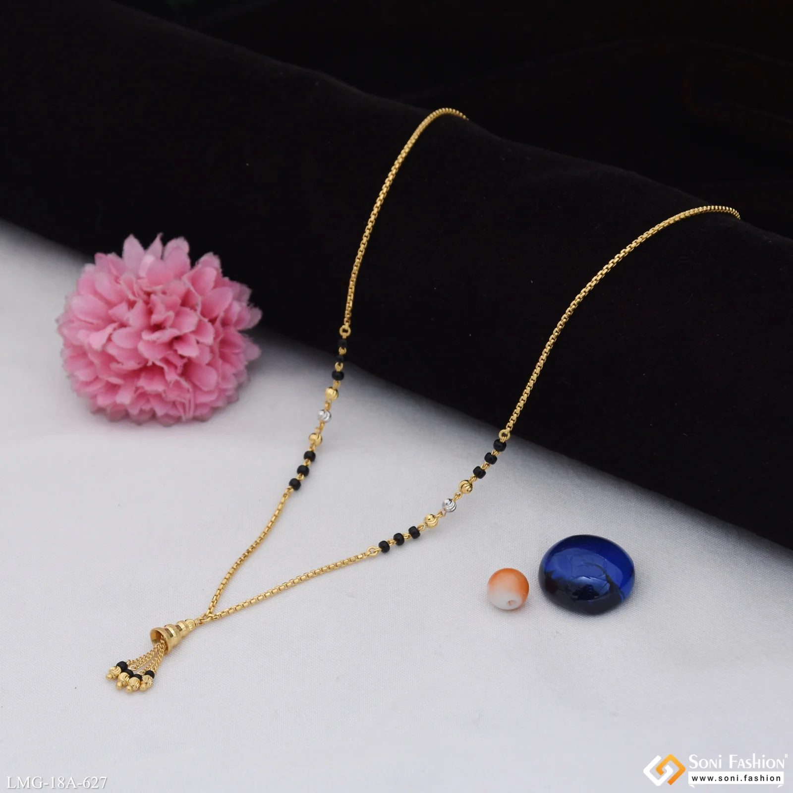 1 Gram Gold Plated Designer Mangalsutra for Women - Style A627 - Image 5
