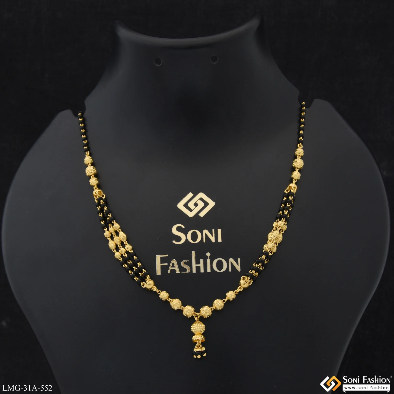 1 Gram Gold Plated Exclusive Design Mangalsutra for Women - Style A552 - Image 2