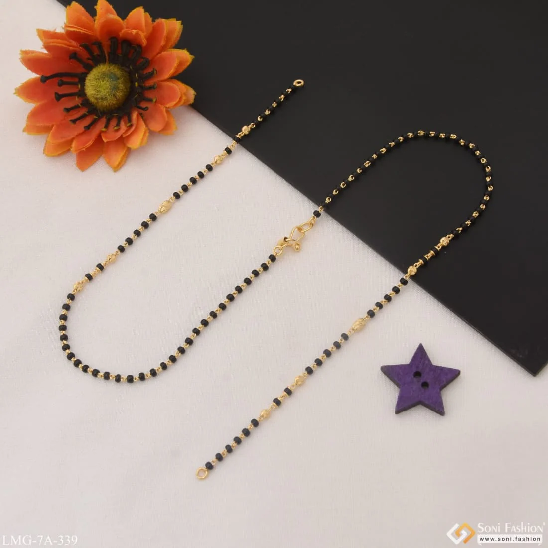 1 Gram Gold Plated Eye-Catching Design Mangalsutra Dori for Women - Style A339 - Image 6