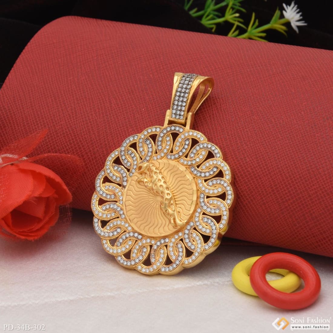 1 Gram Gold Plated Jaguar Attention-Getting Design Pendant for Men - Style B302 - Image 5