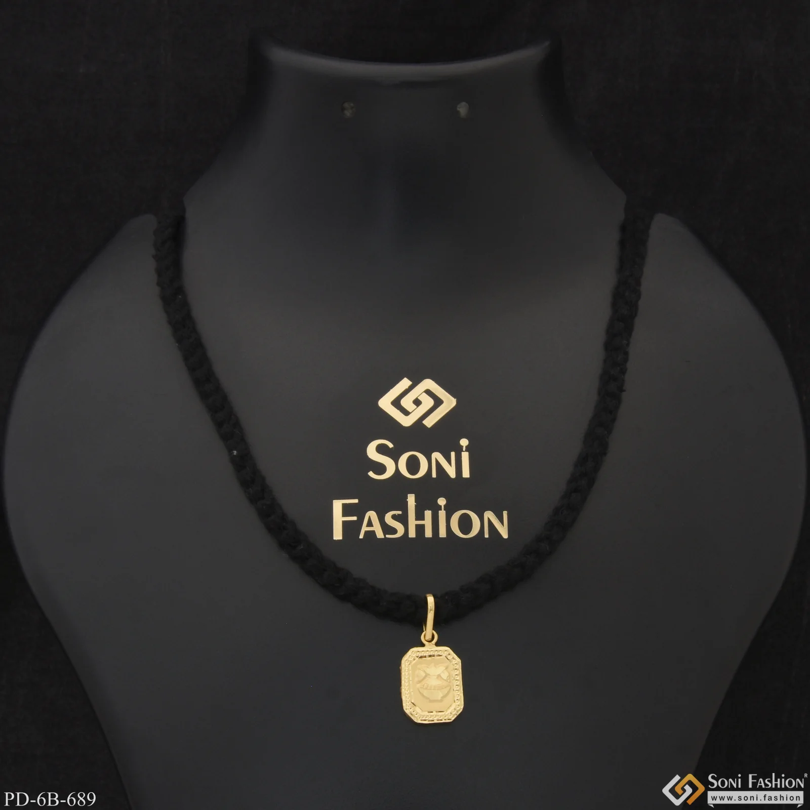 1 Gram Gold Plated Latest Pendant for Children | Kids | Little Baby - Style B689 - Image 5