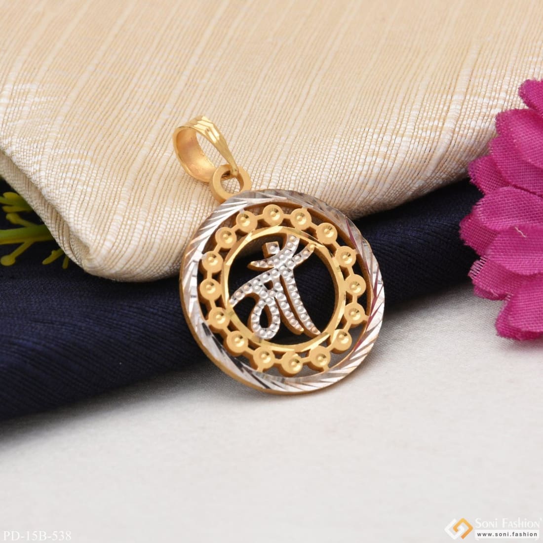 1 Gram Gold Plated Maa Exceptional Design High-quality Pendant For Men - Style B538 - Image 5