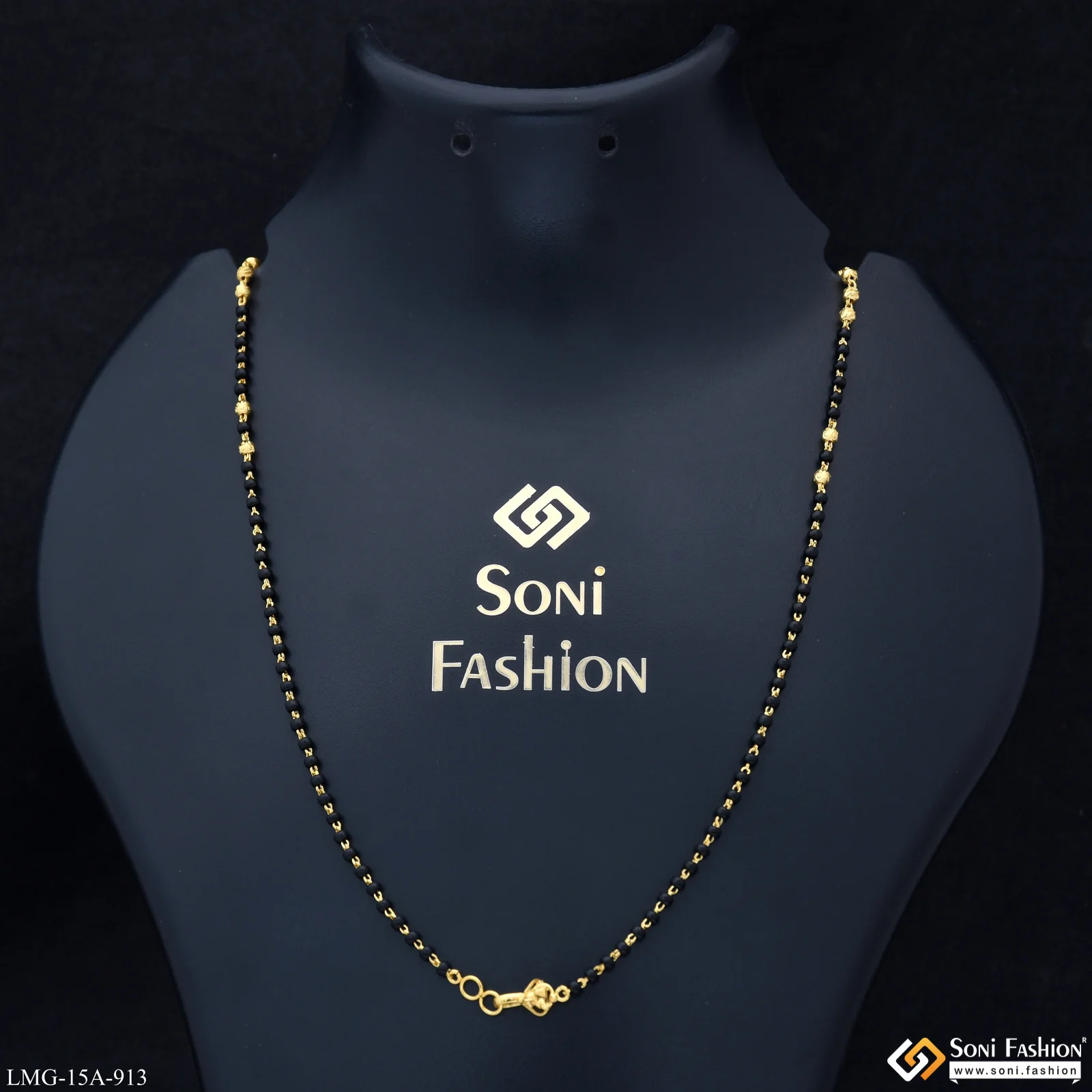 1 Gram Gold Plated Mangalsutra Dori for Women - Style A913