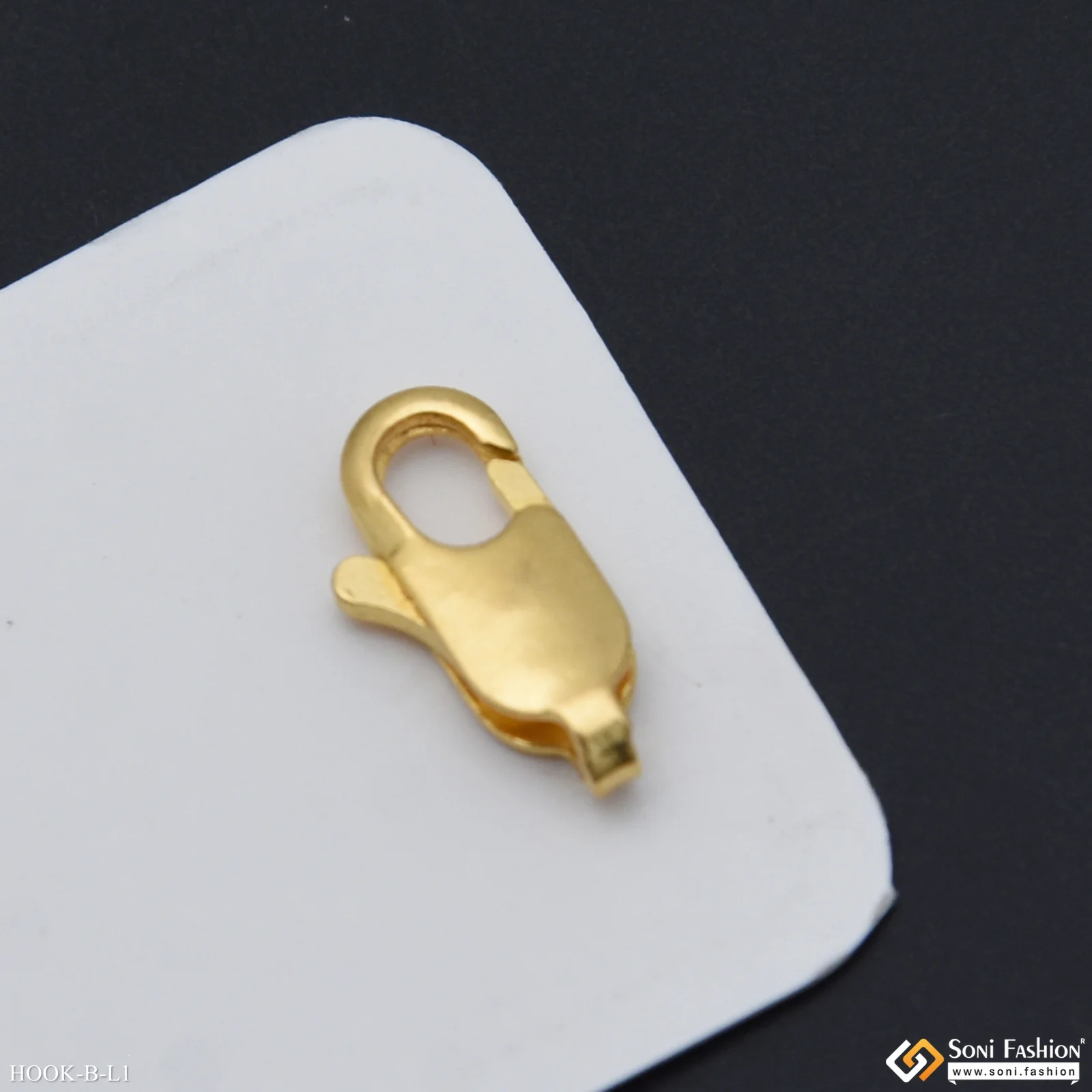 1 Gram Gold Plated Spring Lock For Chain - Small Size - Design L1 - Image 3