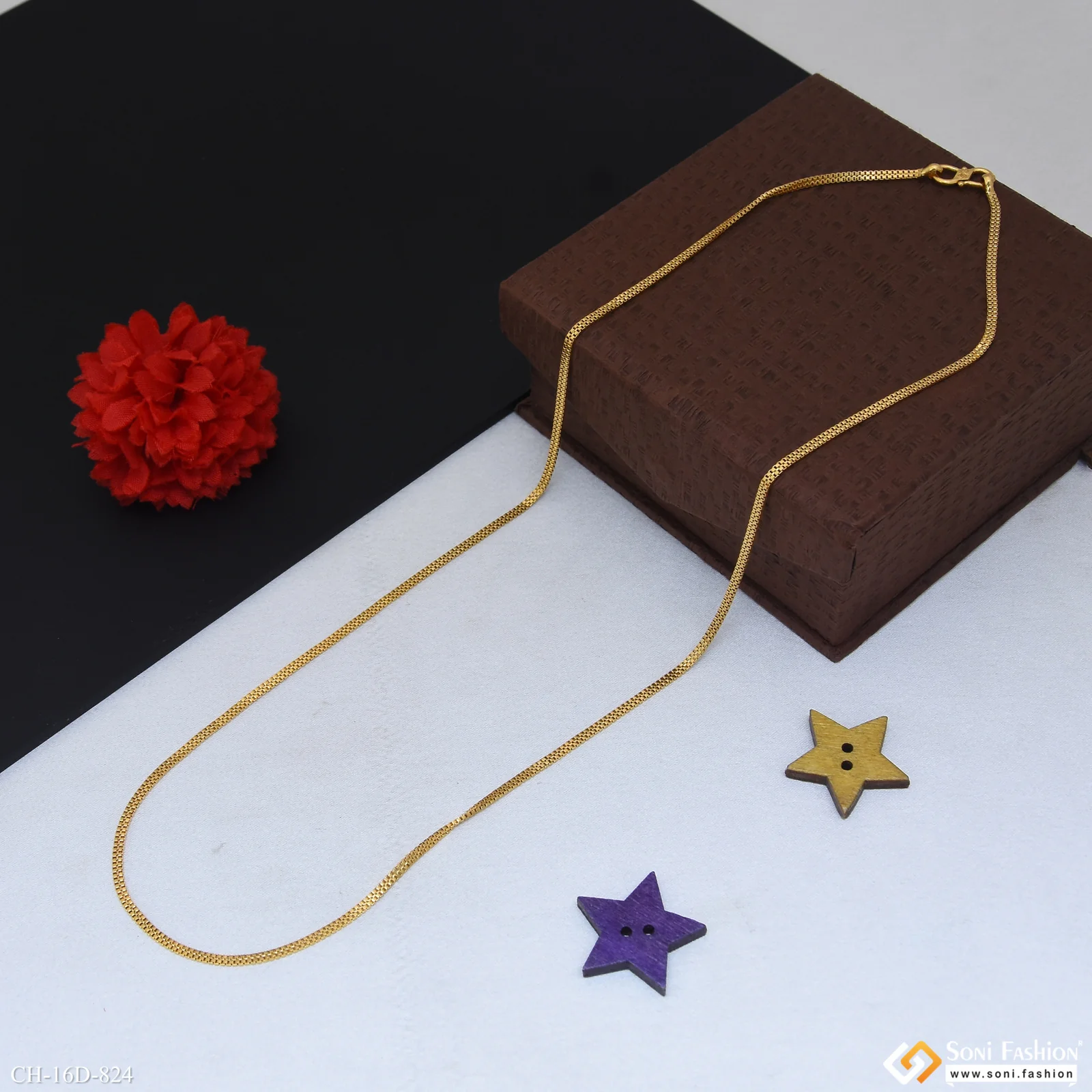 Superior Quality 18k Gold Plated Chain for Men - Style D824 - Image 7