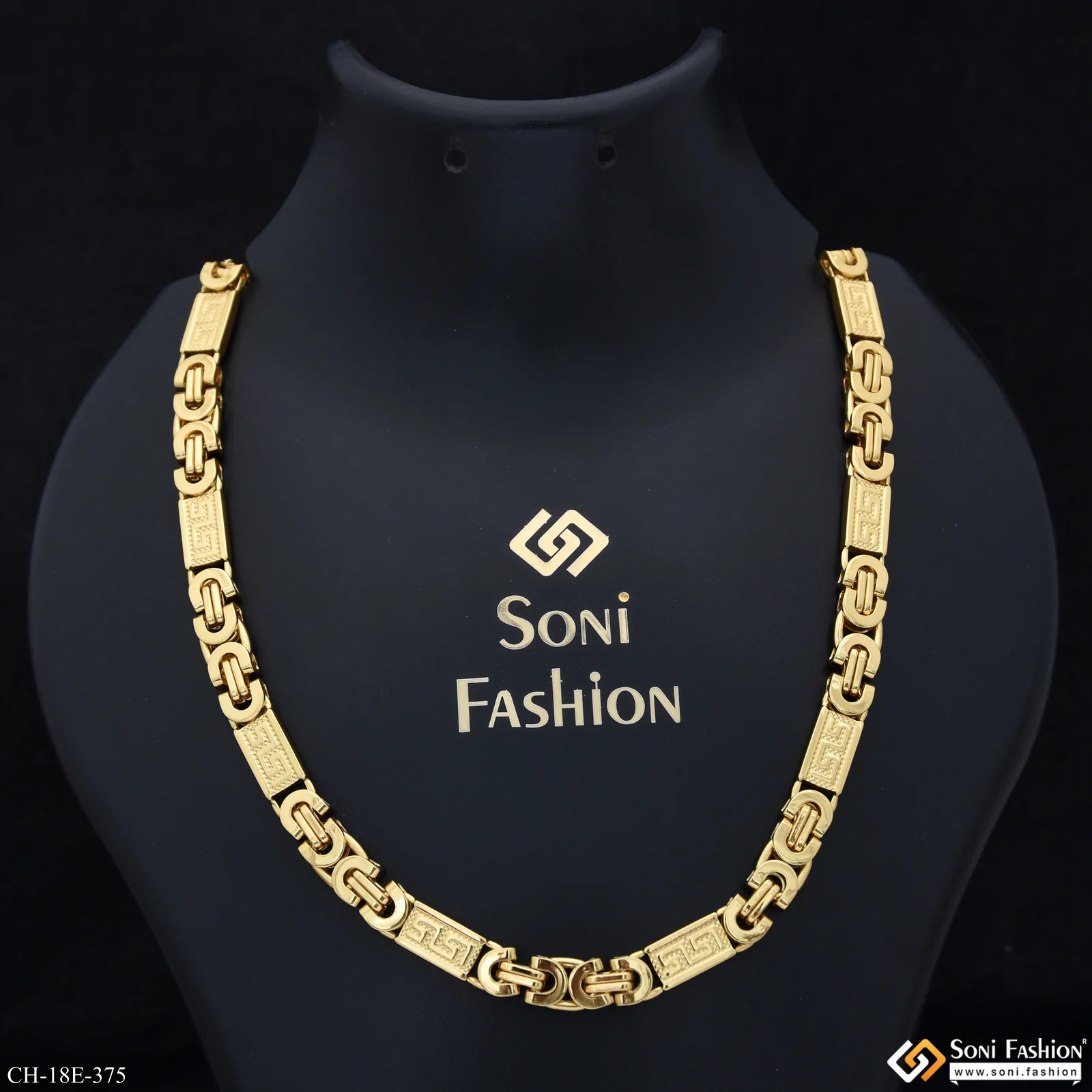 2 In 1 Amazing Design Stainless Steel Chain for Men - Style E375