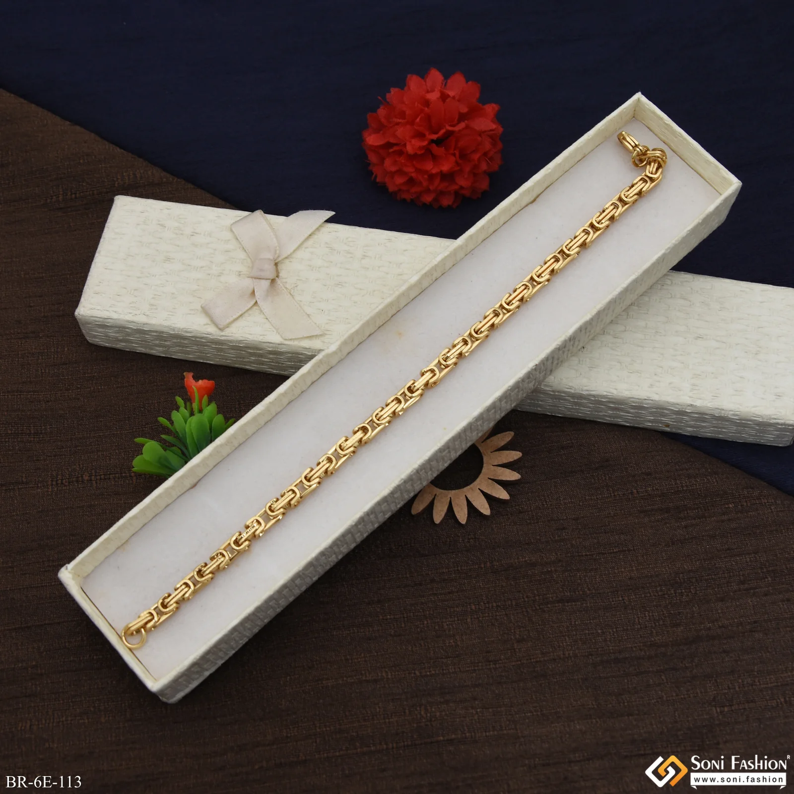 Amazing Design Stainless Steel Bracelet for Men - Style E113 - Image 4