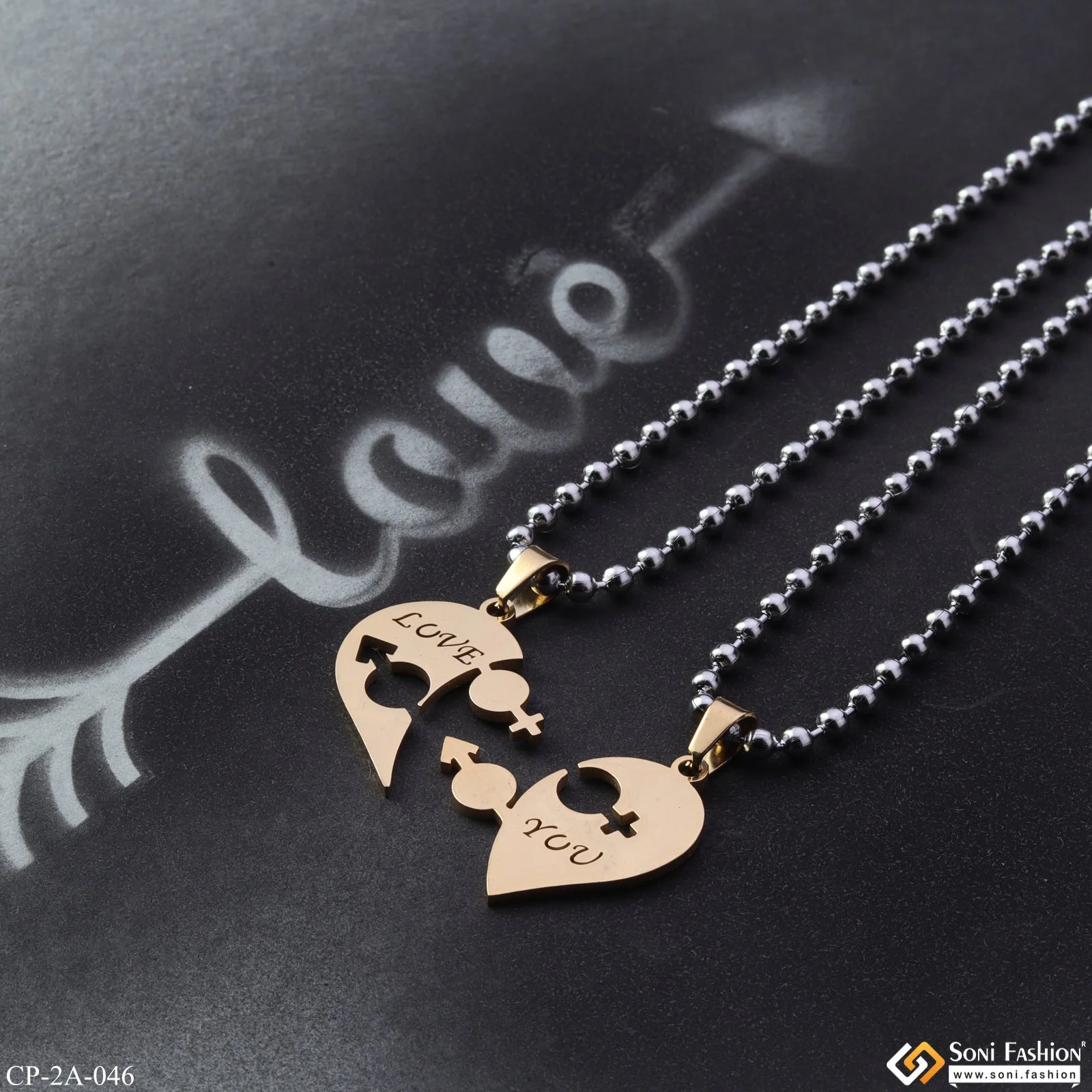 Arrow In Heart - Best Love Couple Friendship/valentine's Day Gift - Style A046 - Image 3
