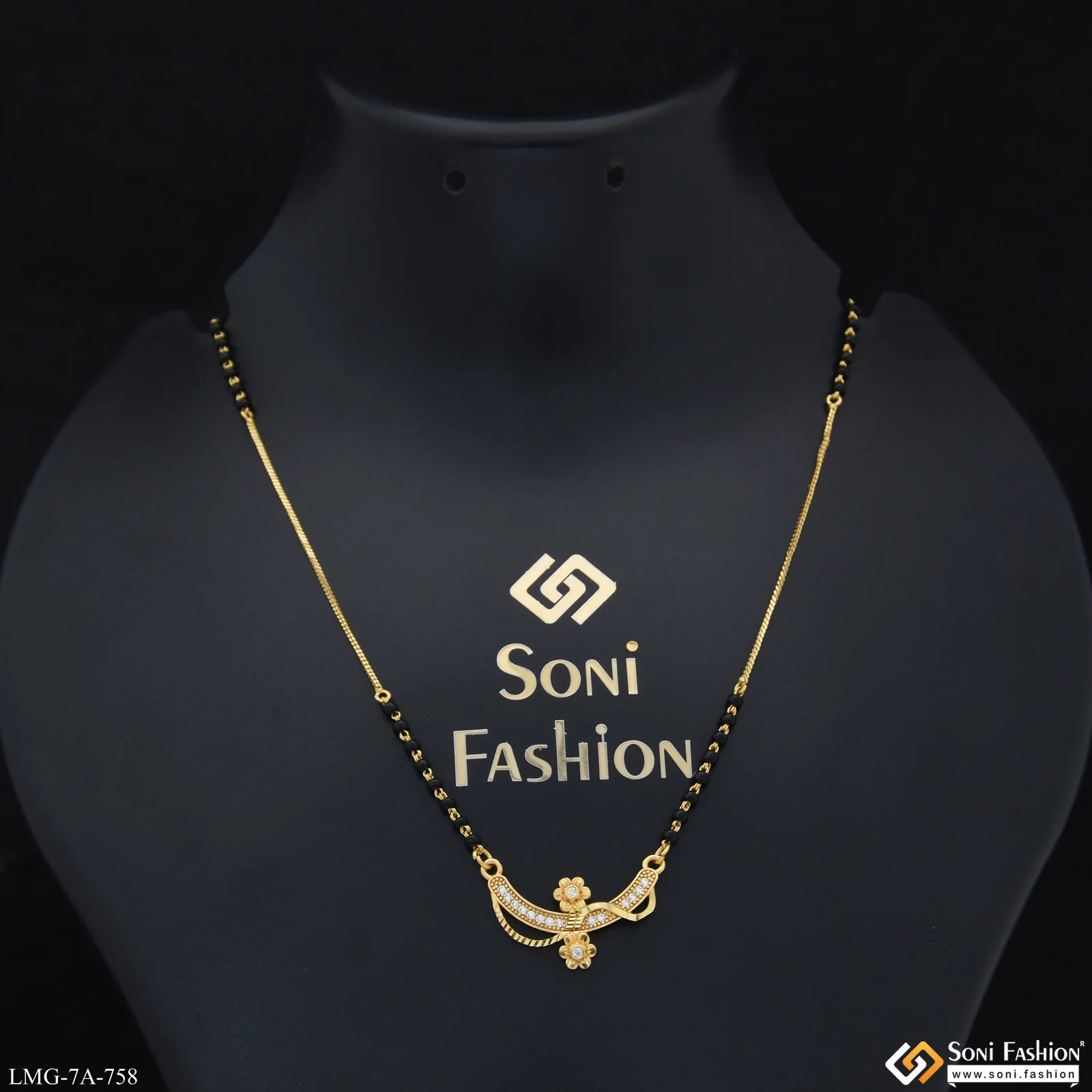 Artisanal Design Gold Plated Mangalsutra for Women - Style A758