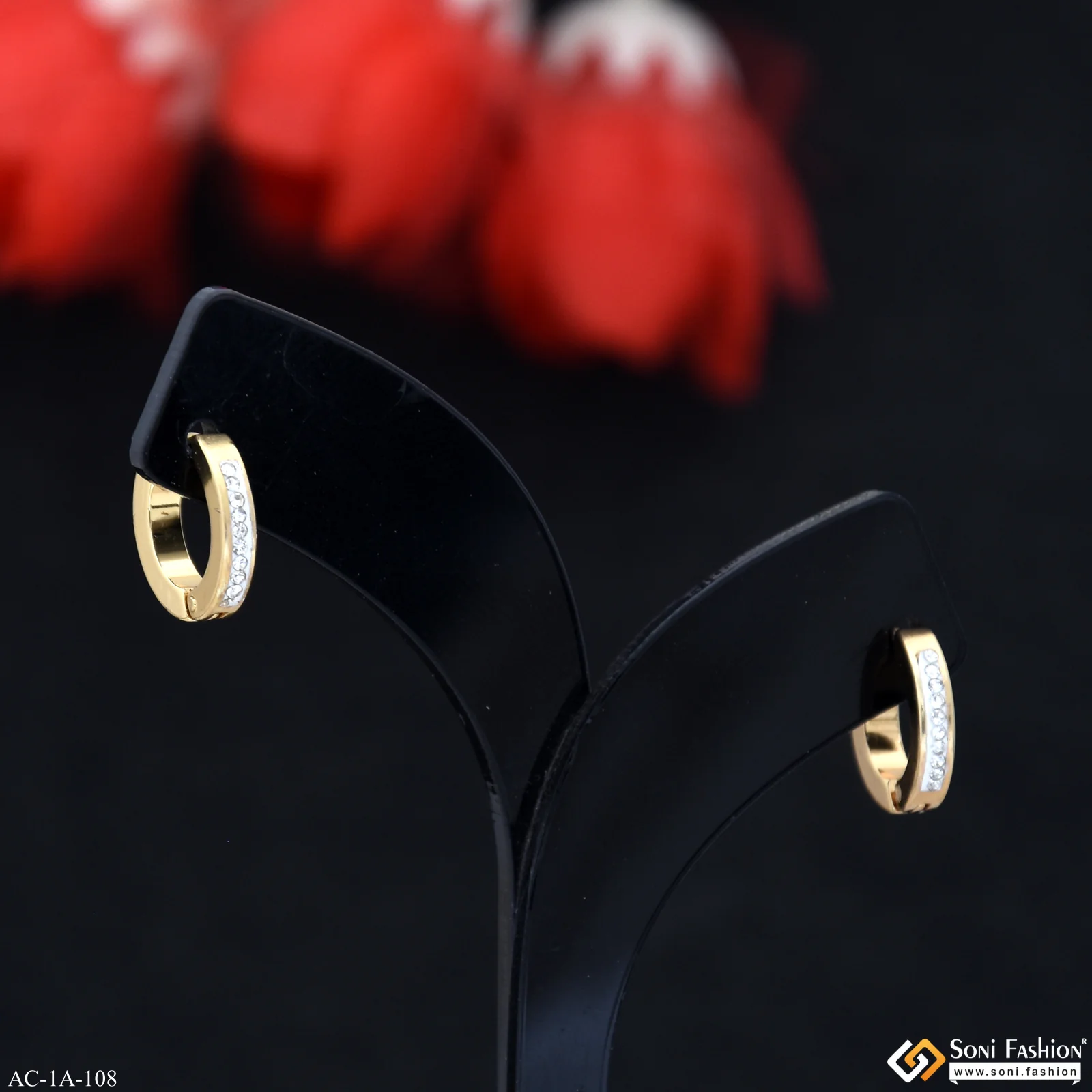 Artisanal Design Stainless Steel Stud Earring for Men (2 Pc) - Style A108