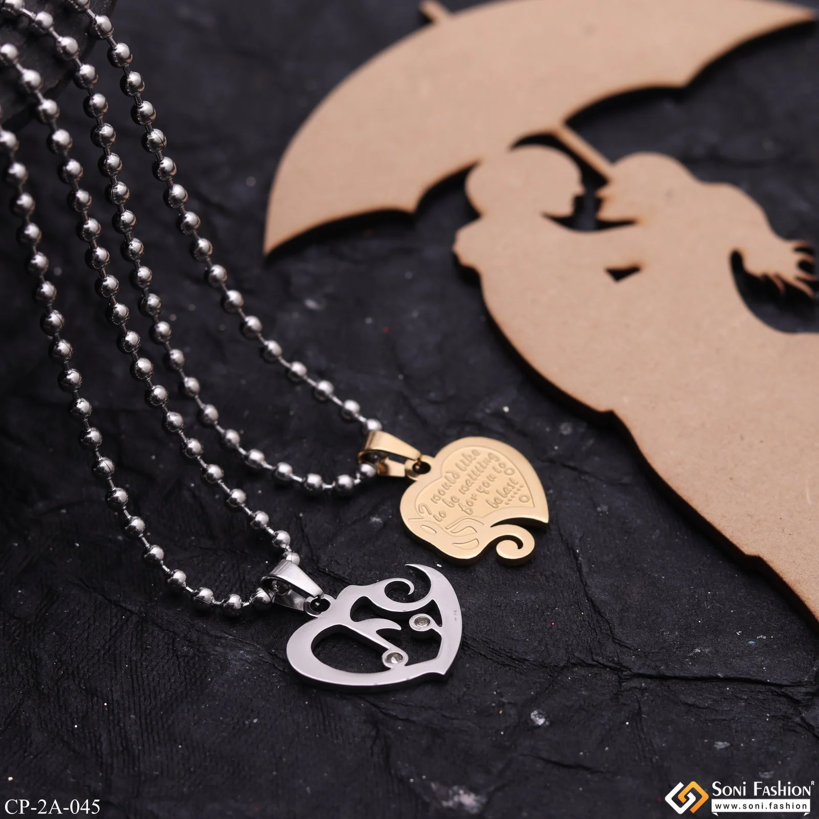 Attractive Best Love Couple Engagement/Anniversary/Friendship/Valentine's Day Gift - Style A045 - Image 3