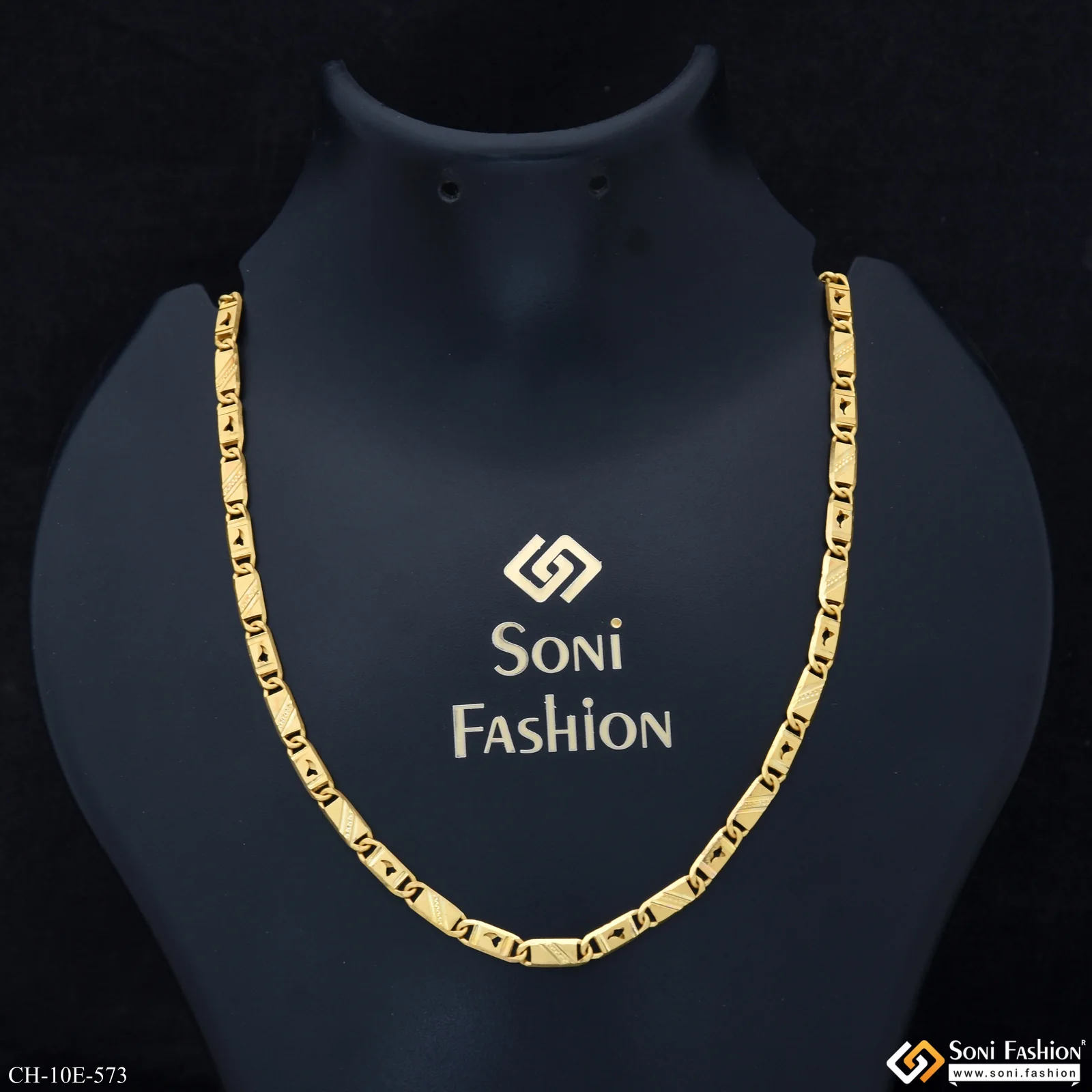 Awesome Design Gold Plated Nawabi Chain for Men - Style E573