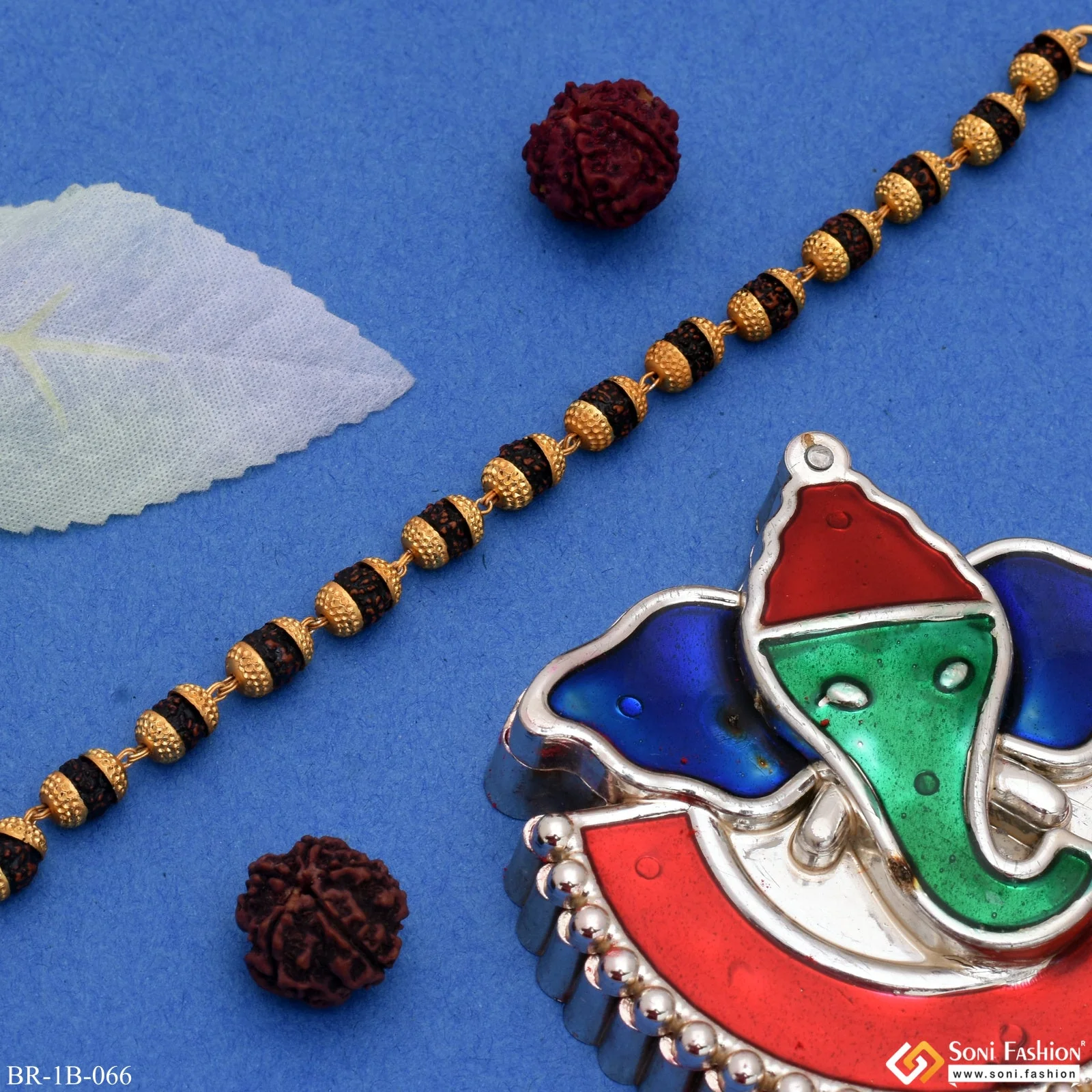 Bead Exciting Design High-Quality Gold Plated Bracelet - Style B066 - Image 3
