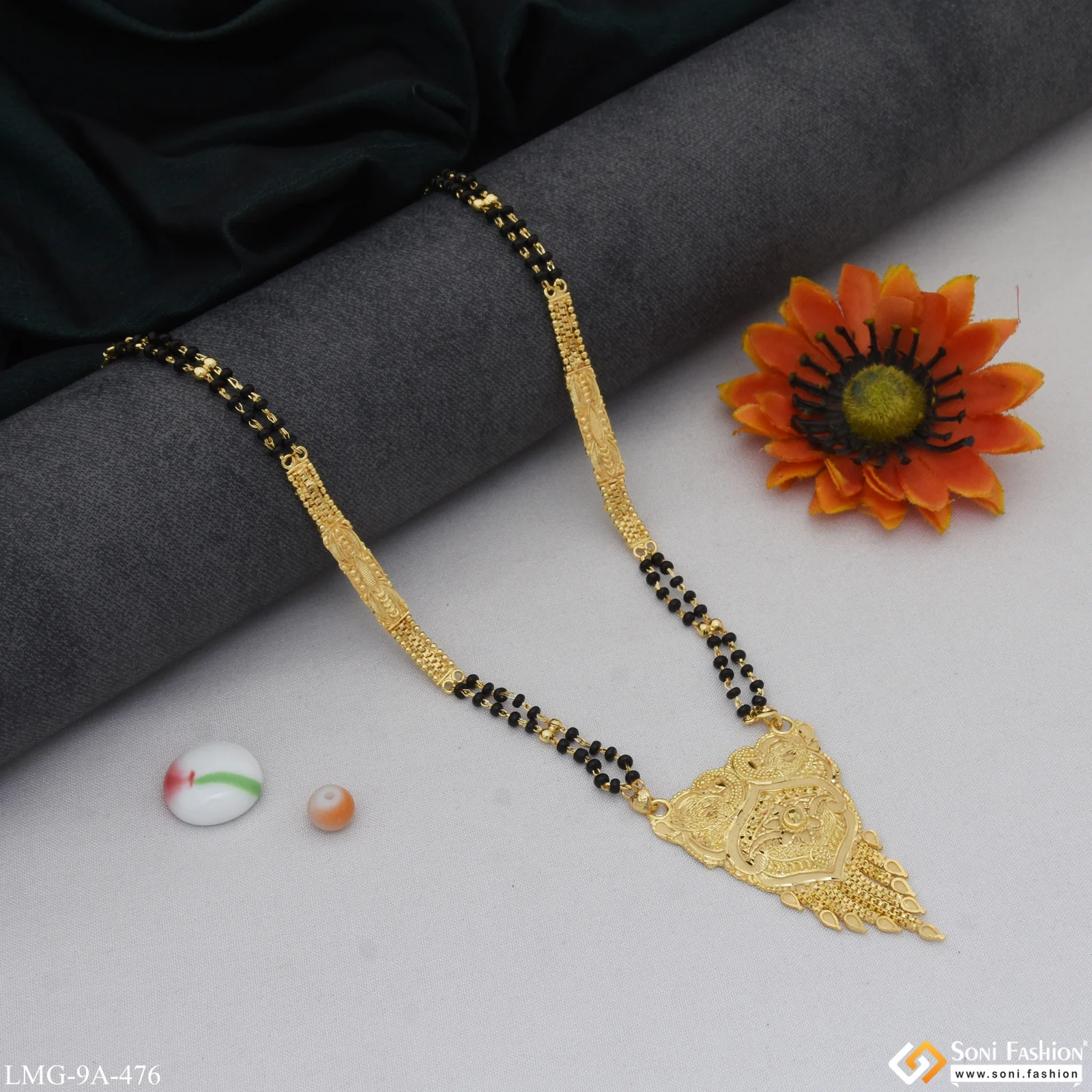 Beautiful Design Casual Design Gold Plated Mangalsutra for Women - Style A476 - Image 5