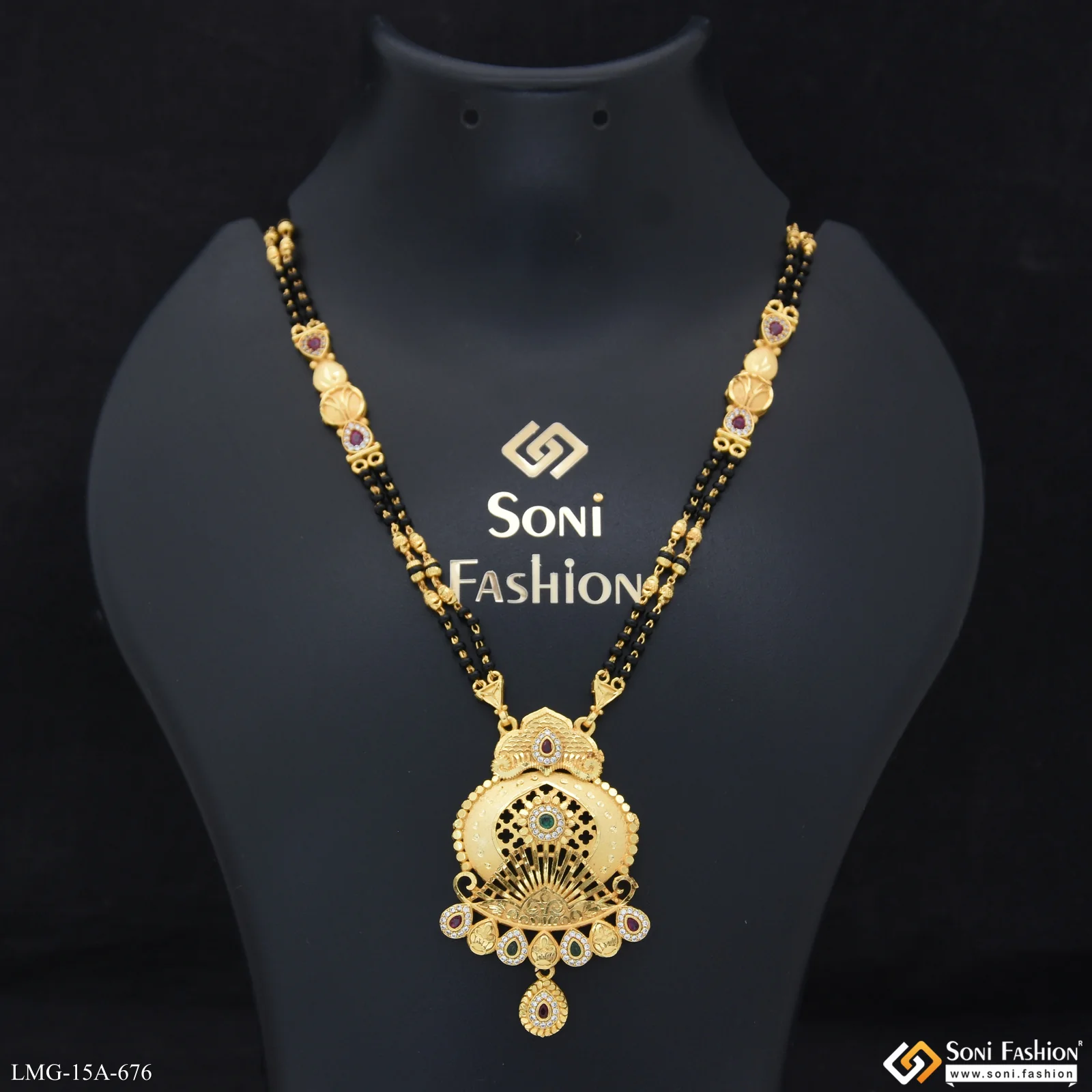 Beautiful Design Gold Plated Mangalsutra for Women - Style A676