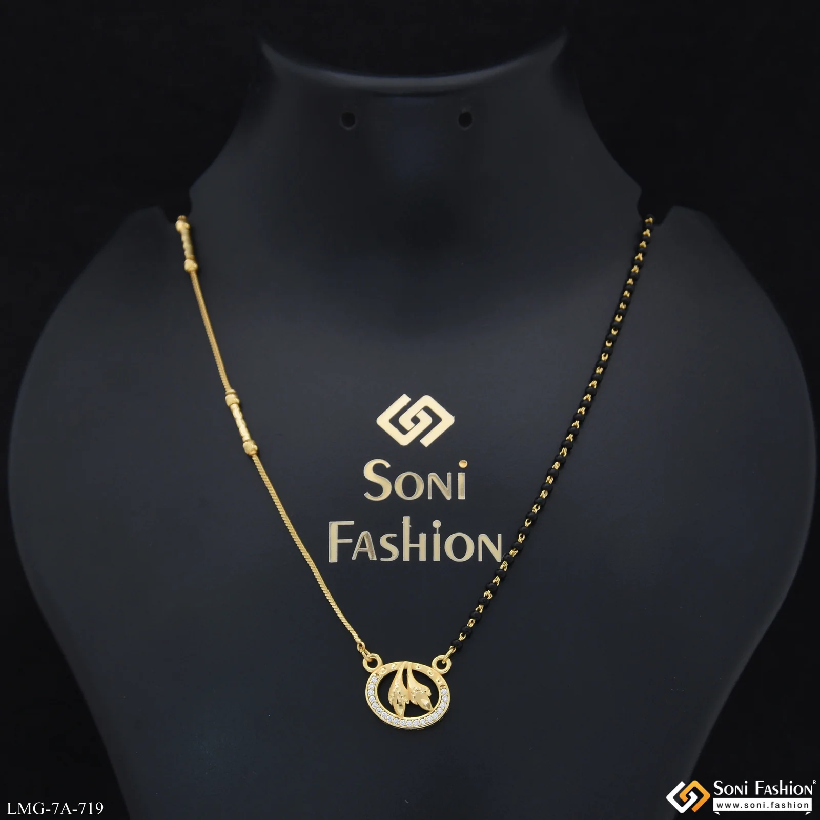 Beautiful Design Gold Plated Mangalsutra for Women - Style A719