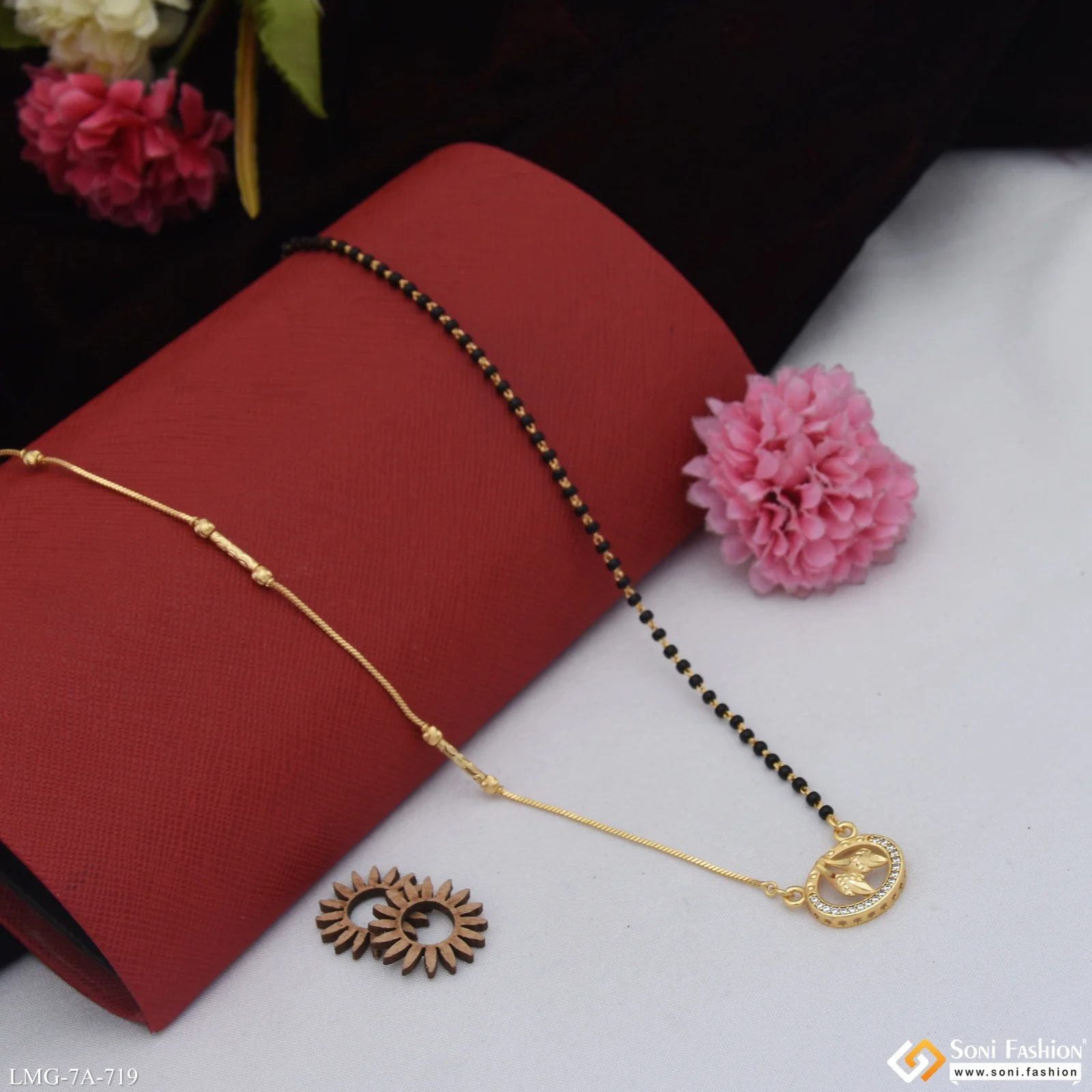 Beautiful Design Gold Plated Mangalsutra for Women - Style A719 - Image 4