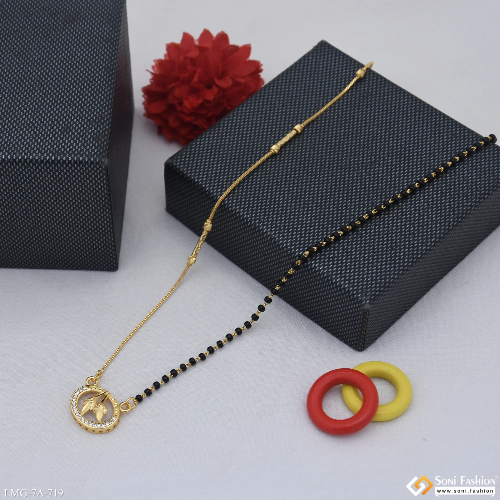 Beautiful Design Gold Plated Mangalsutra for Women - Style A719 - Image 5