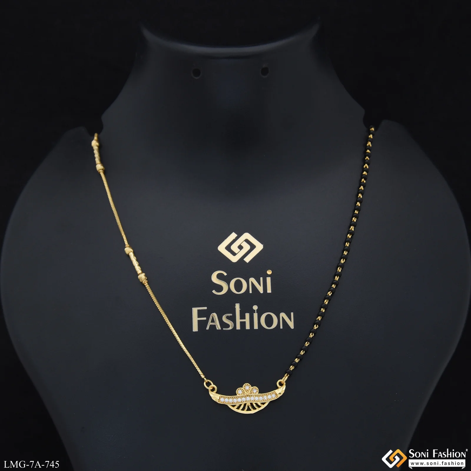 Beautiful Design Gold Plated Mangalsutra for Women - Style A745