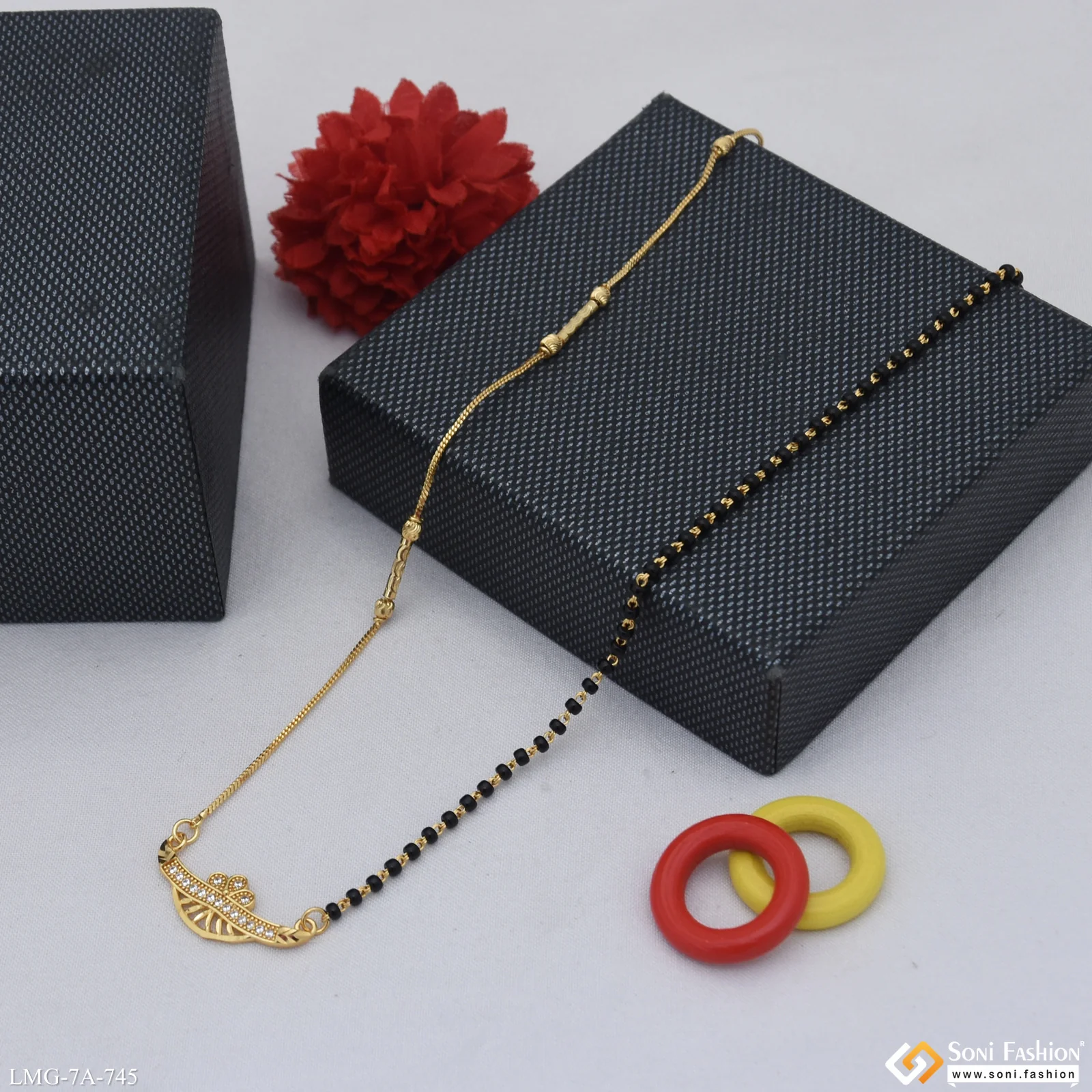 Beautiful Design Gold Plated Mangalsutra for Women - Style A745 - Image 5