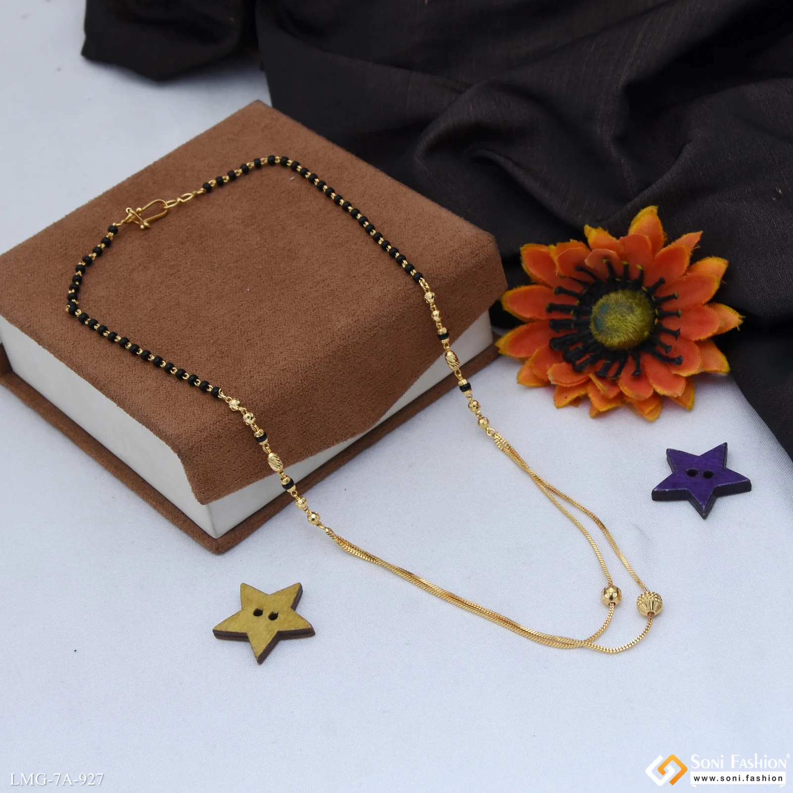 Beautiful Design Gold Plated Mangalsutra for Women - Style A927 - Image 5