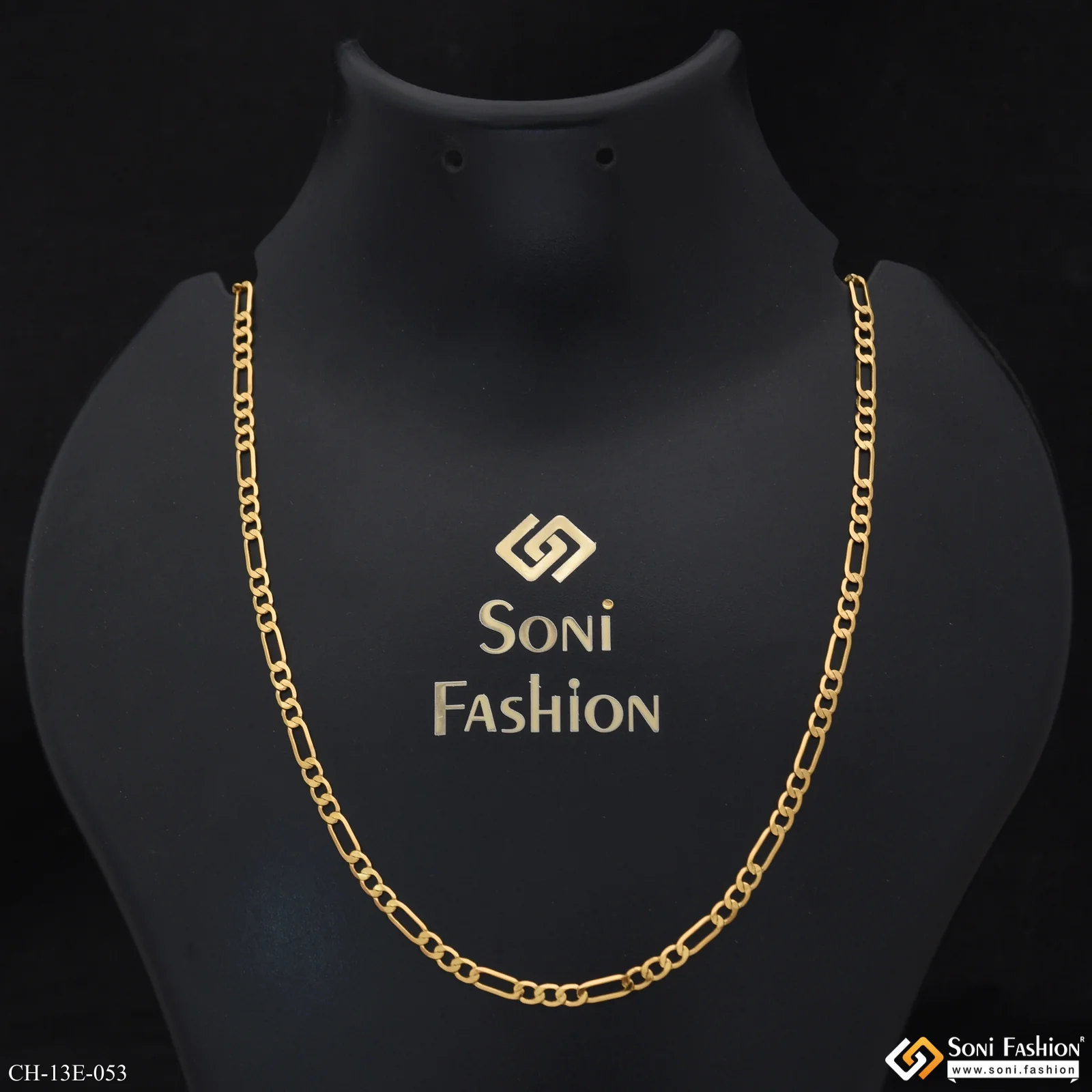 Best Quality 18k Gold Plated Sachin Chain for Men - Style E053 - Image 4