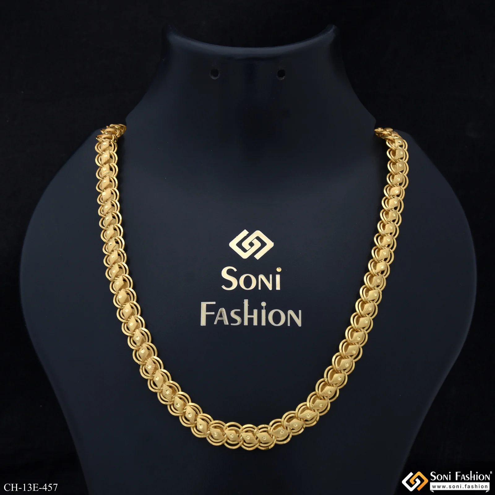 Best Quality Gold Plated Kohli Chain for Men - Style E457 - Image 2