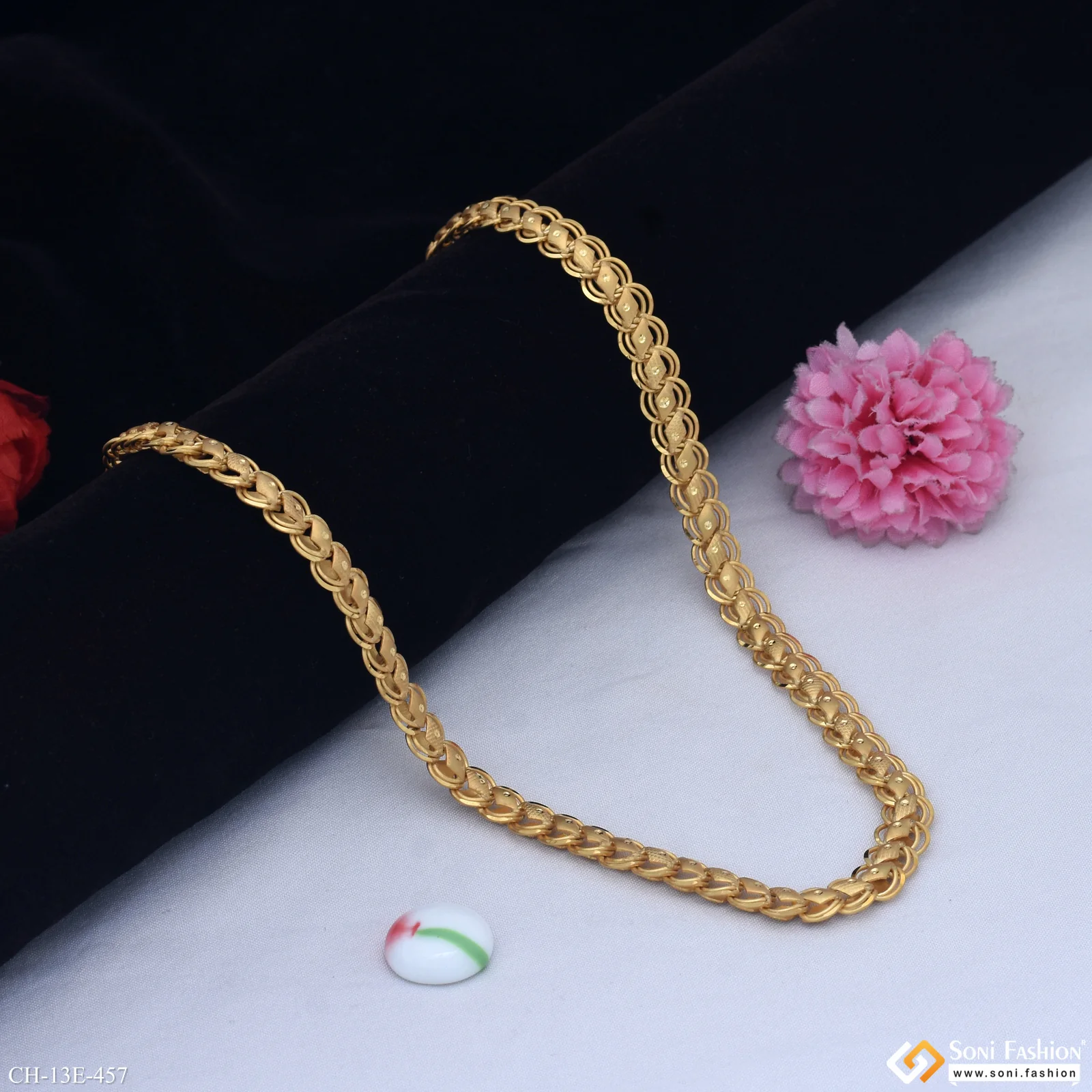 Best Quality Gold Plated Kohli Chain for Men - Style E457 - Image 5