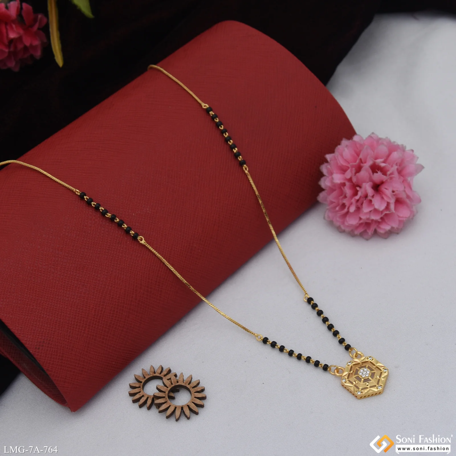 Best Quality Gold Plated Mangalsutra for Women - Style A764 - Image 4