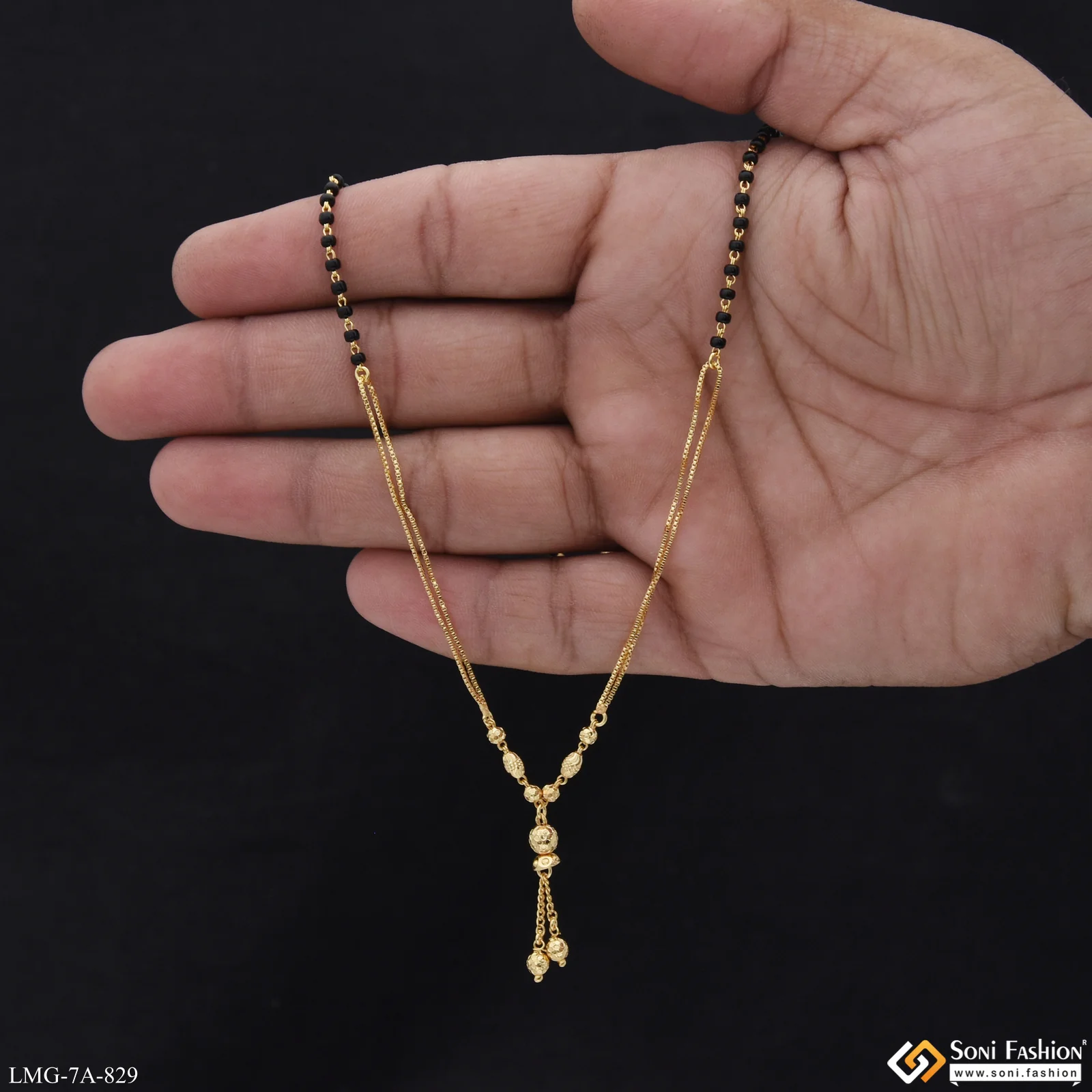 Best Quality Gold Plated Mangalsutra for Women - Style A829