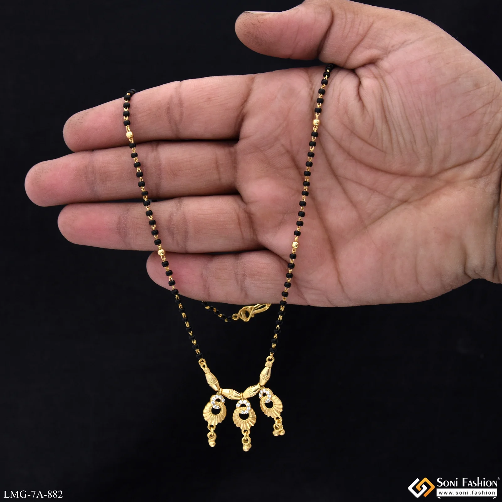 Best Quality Gold Plated Mangalsutra for Women - Style A882 - Image 2