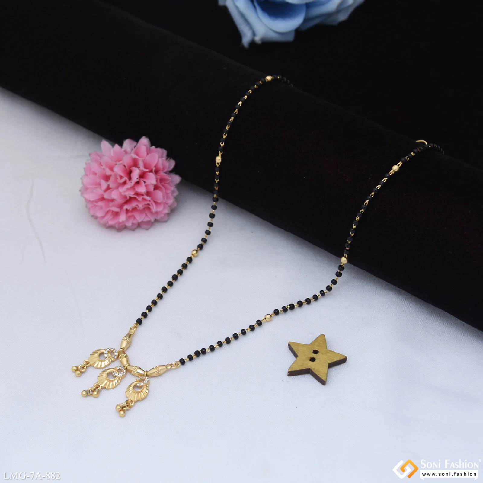 Best Quality Gold Plated Mangalsutra for Women - Style A882 - Image 3