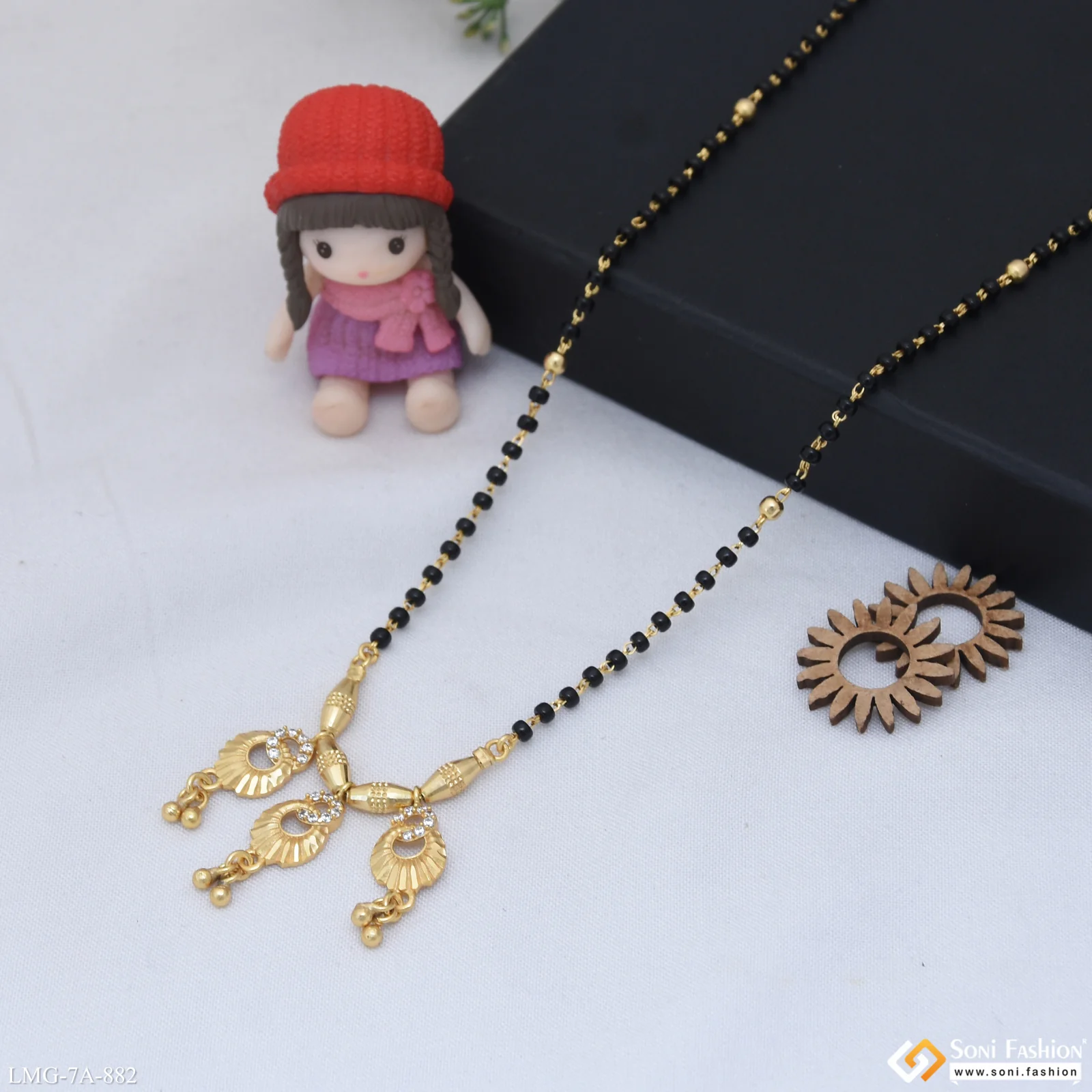 Best Quality Gold Plated Mangalsutra for Women - Style A882 - Image 5