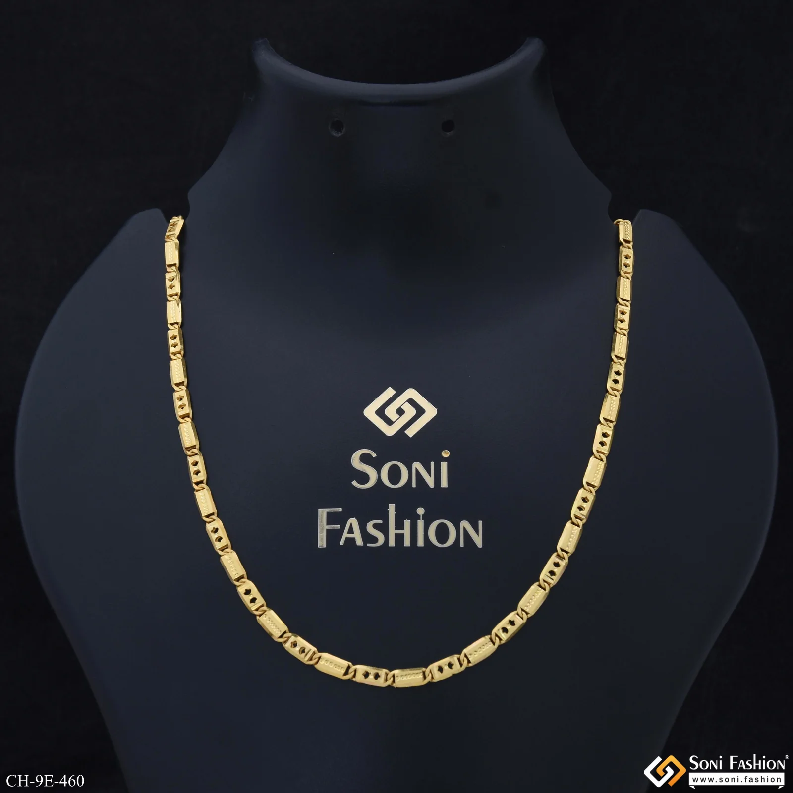 Best Quality Gold Plated Nawabi Chain for Men - Style E460
