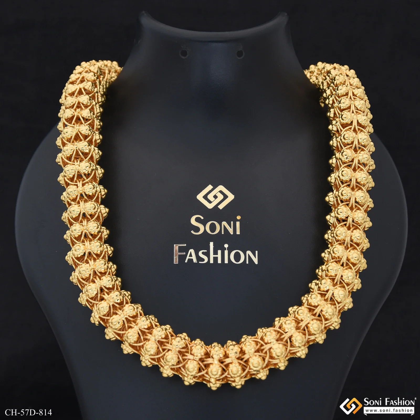 Best Quality Gold Plated Rajwadi Chain for Men - Style D814