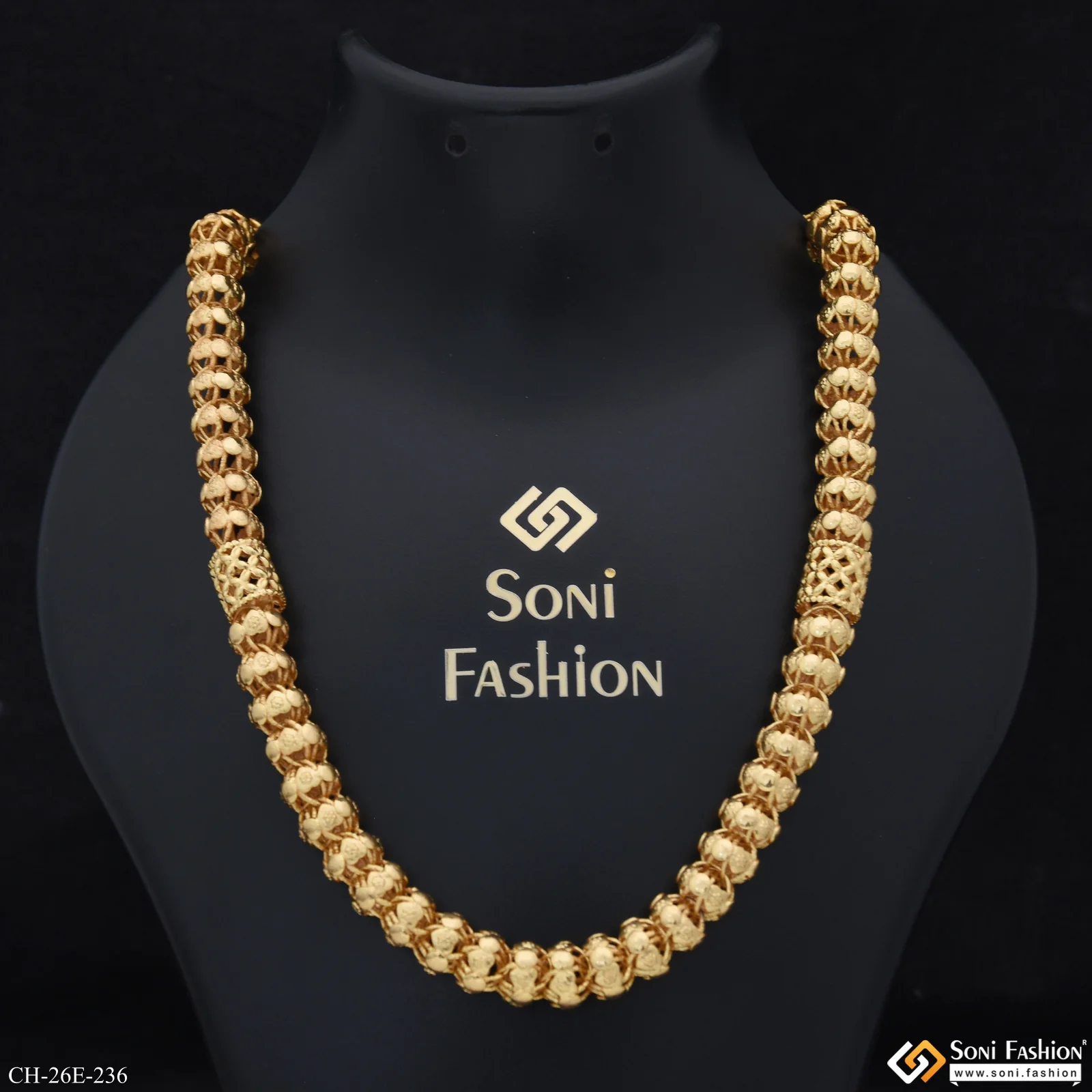 Best Quality Gold Plated Rajwadi Chain for Men - Style E236