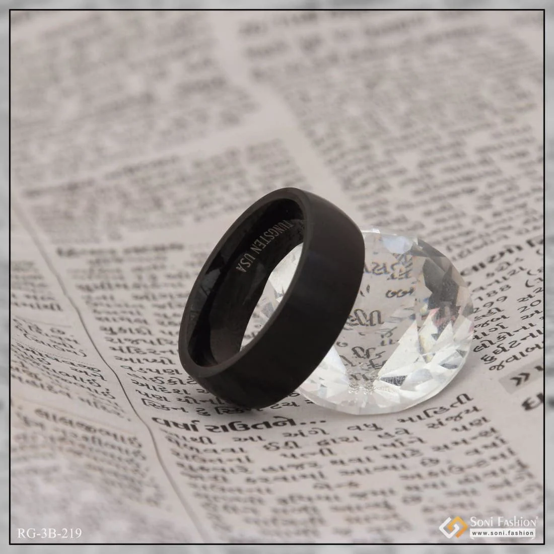 Black Funky Design Beautiful Design Premium-grade Quality Ring For Men - Style B219 - Image 5