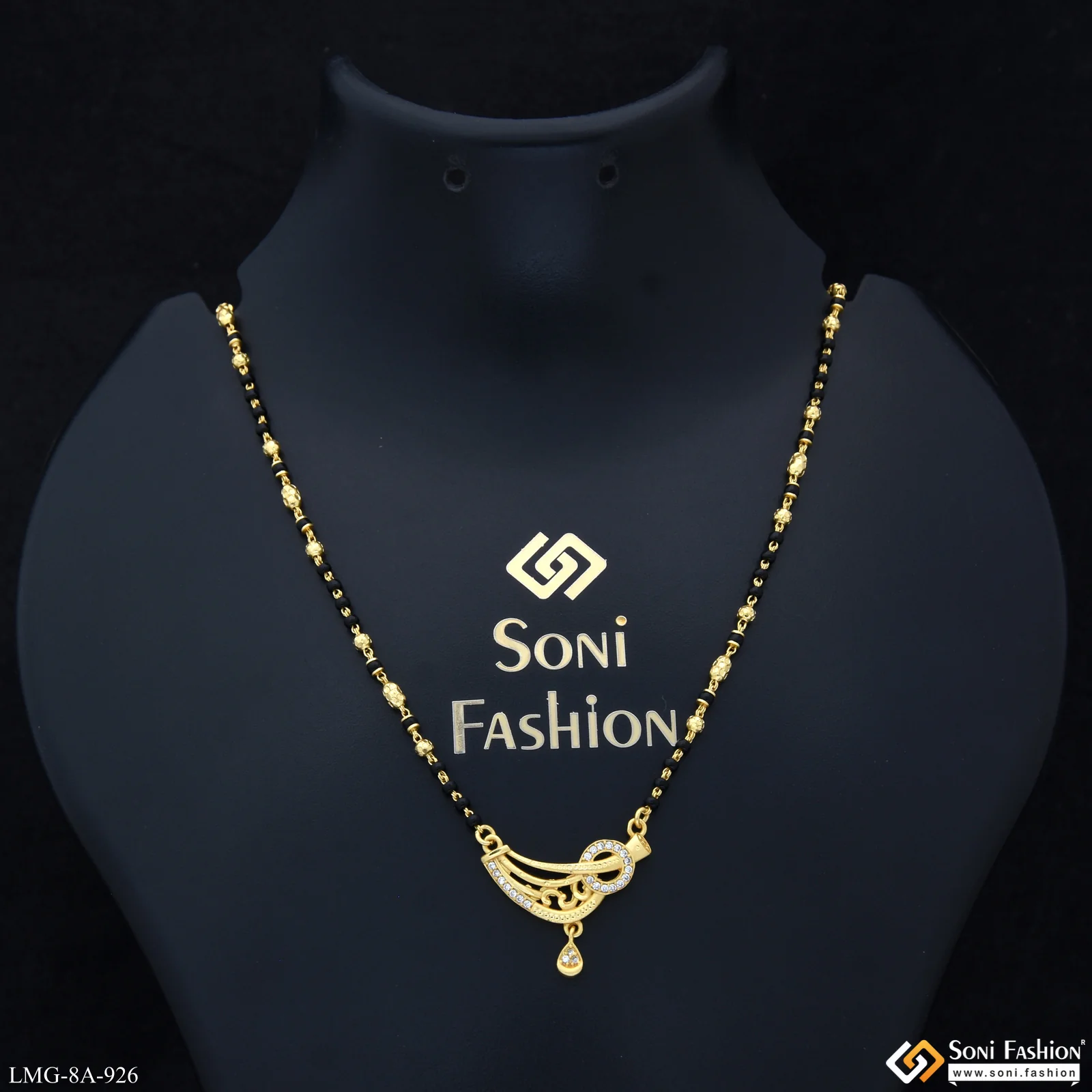 Brilliant Design Gold Plated Mangalsutra for Women - Style A926