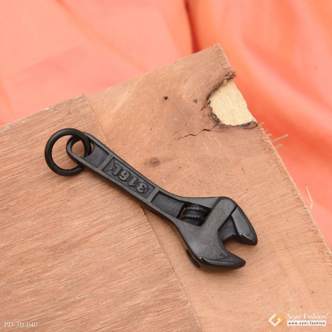 Brilliant Design Premium-grade Quality Black Color Pendant For Men - Style B040 - Image 4