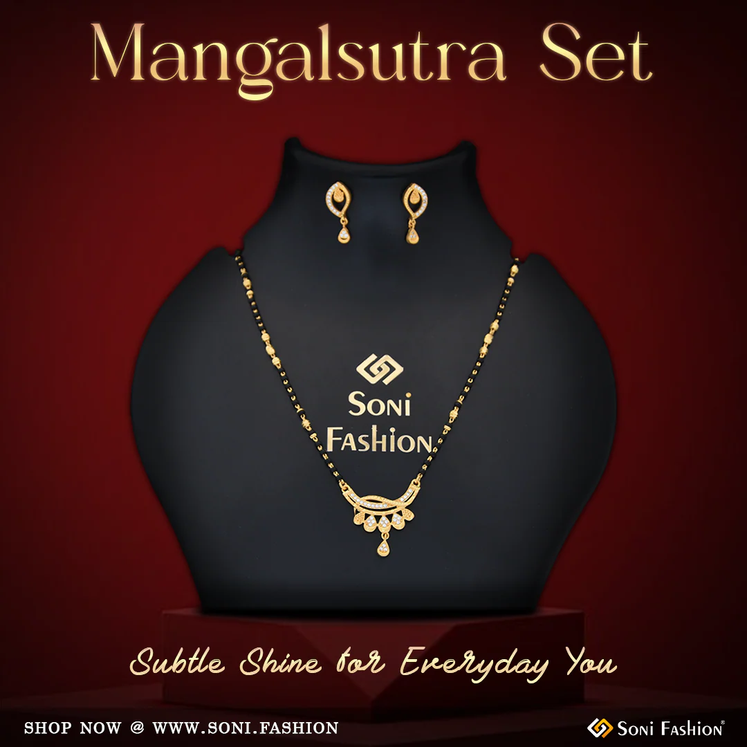 Casual Design Gold Plated Mangalsutra for Women - Style A606